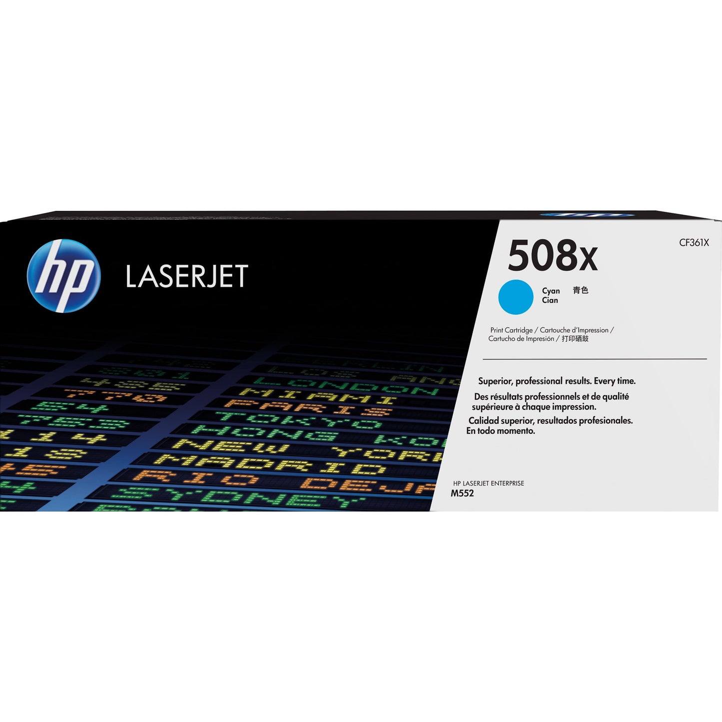 HP Toner Originalzubehör 508X ca. 9.500 Seiten cyan