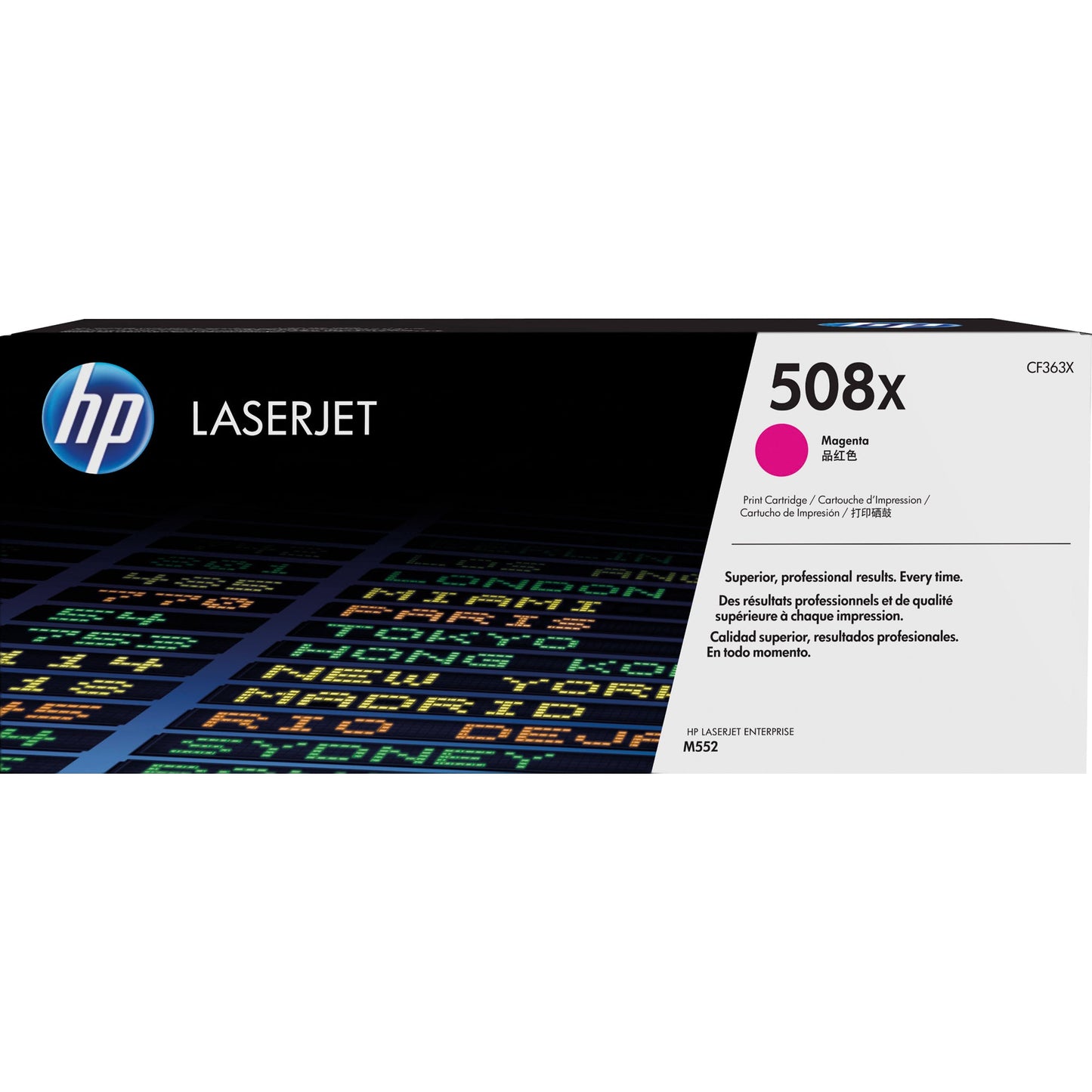 HP Toner Originalzubehör 508X ca. 9.500 Seiten magenta