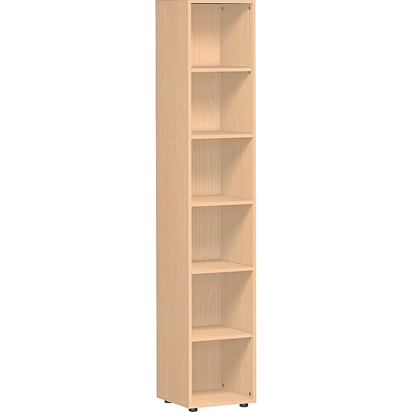 Geramöbel Regal Flex 400 x 2.160 x 400 mm (B x H x T) 5 Fachböden Dreischicht-Feinspan, melaminharzbeschichtet buche