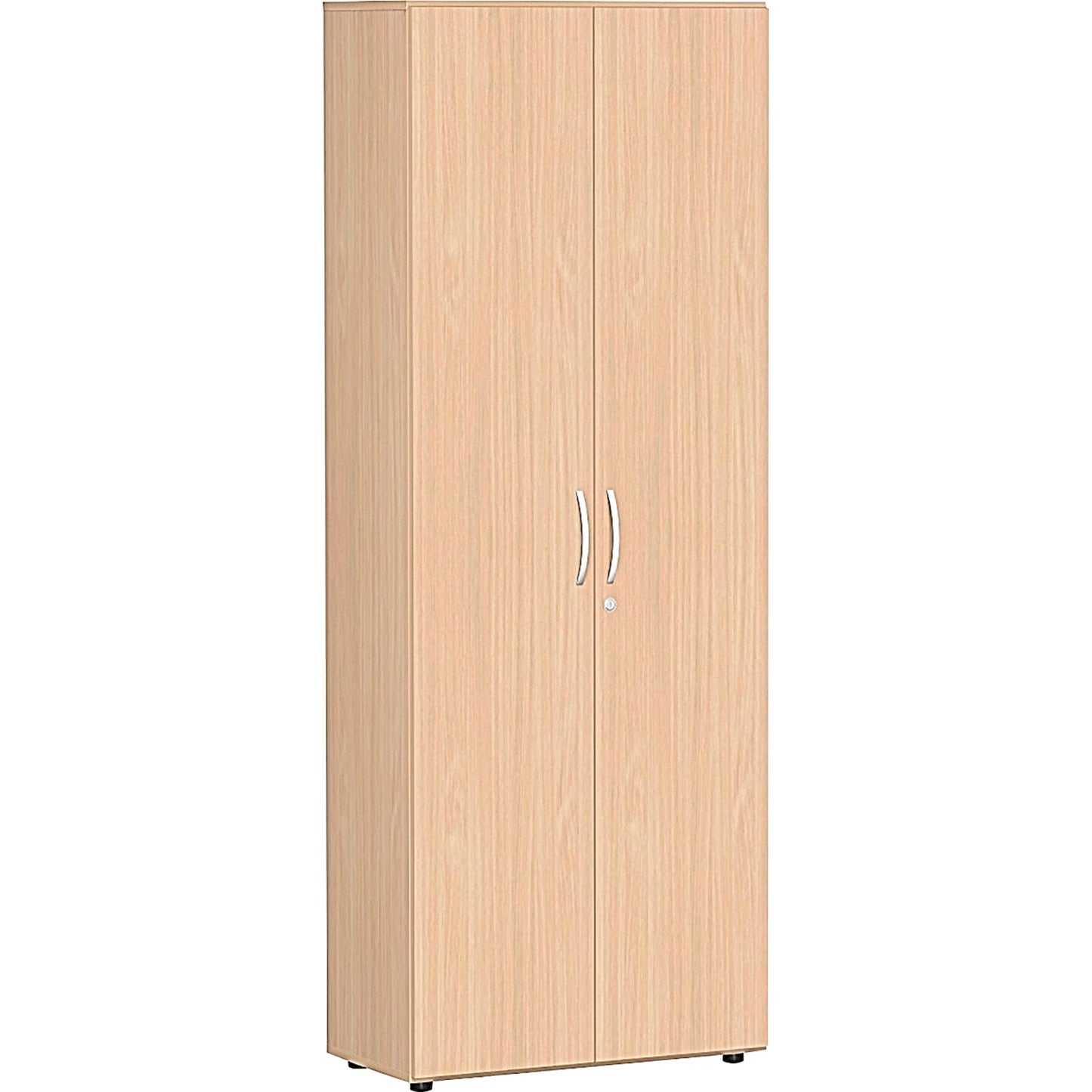 Geramöbel Garderobenschrank Flex 800 x 2.160 x 420 mm (B x H x T) Dreischicht-Feinspan buche