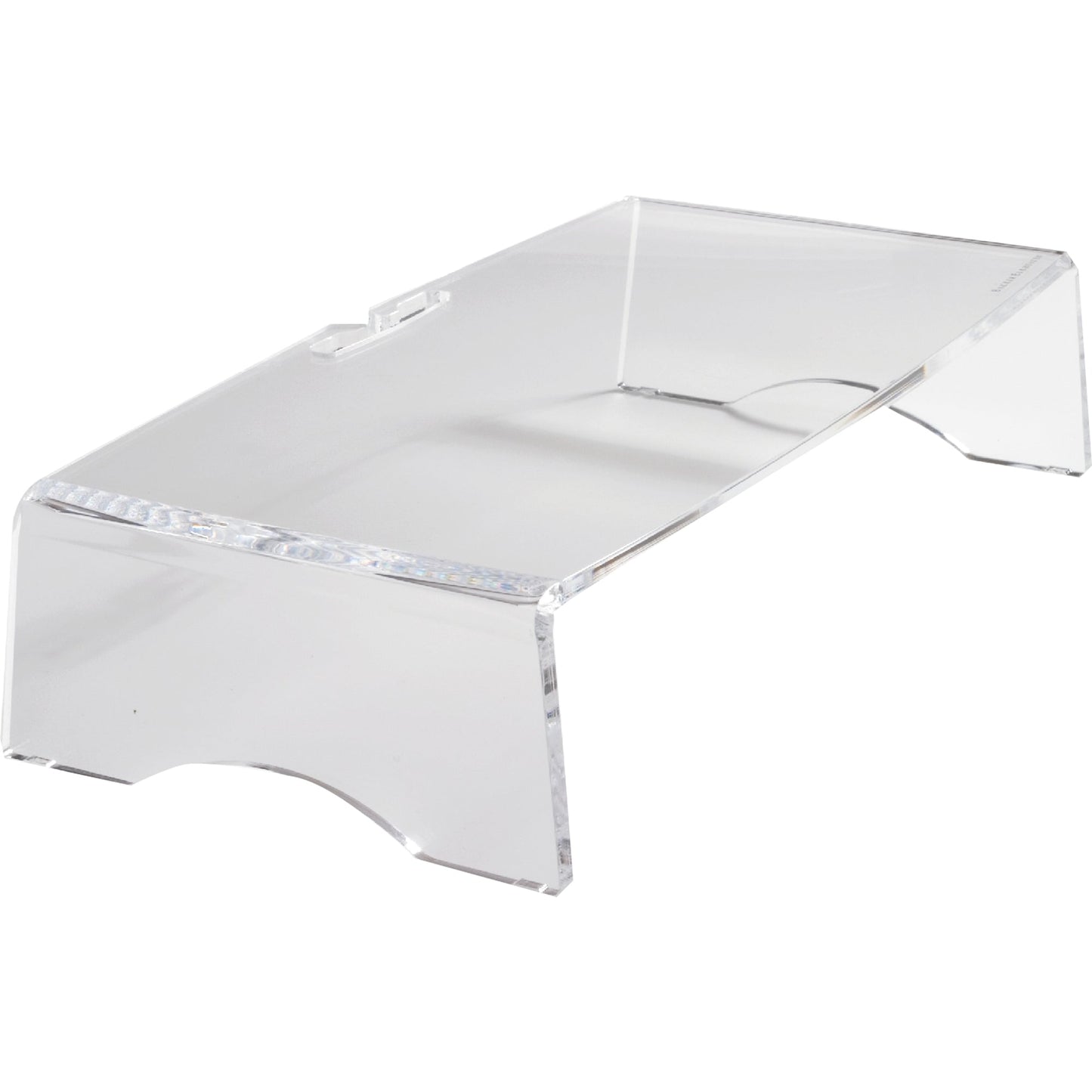 BakkerElkhuizen Monitorständer Q-riser 90 38 x 9,5 x 20 cm (B x H x T) 15kg nicht höhenverstellbar Acryl, 100 % recycelt transparent