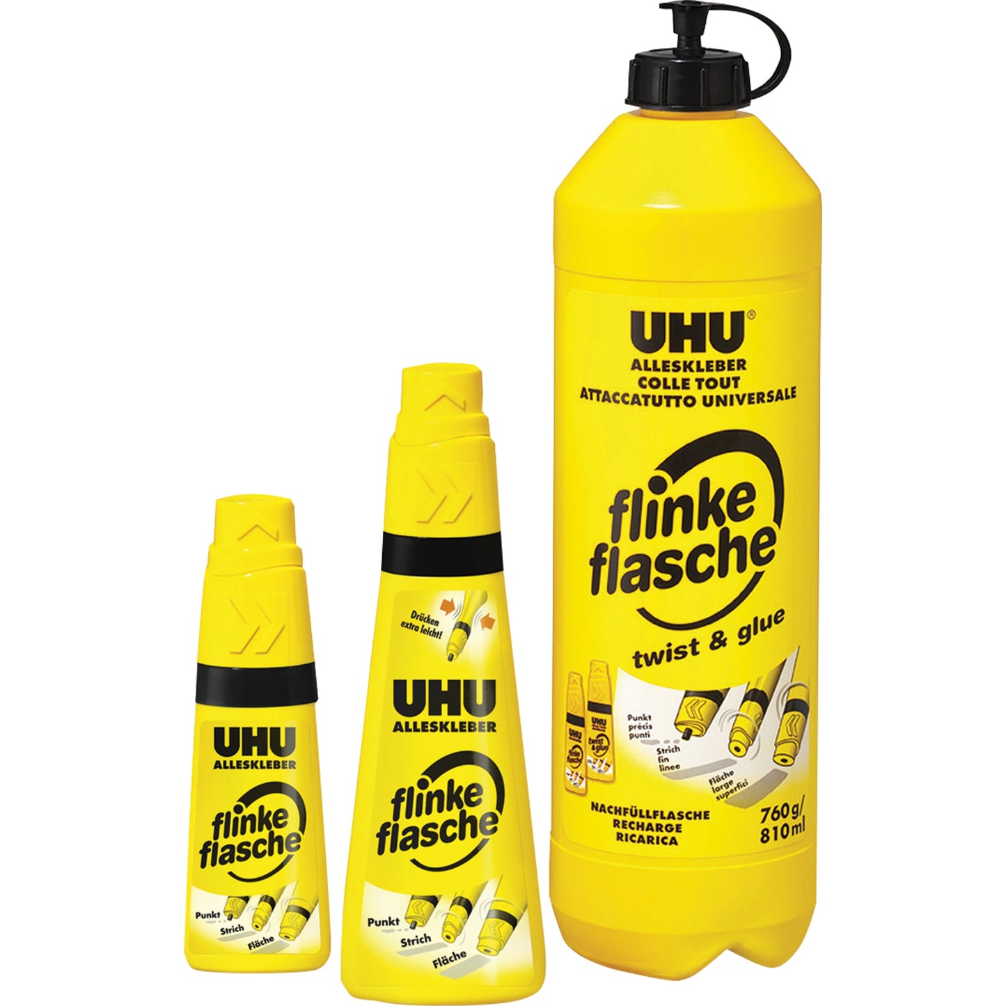 UHU® Alleskleber flinke flasche auswaschbar nachfüllbar 90g