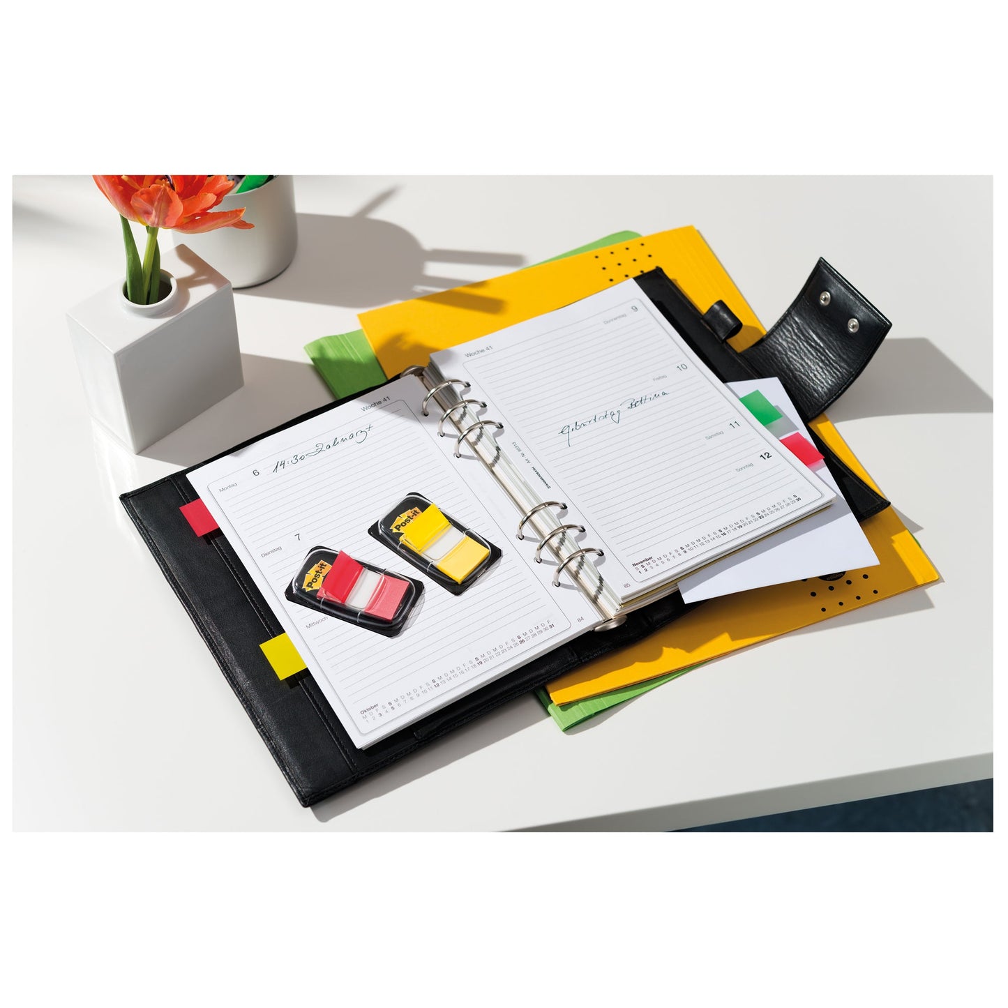 Post-it® Haftstreifen Index Standard 43,2 x 25,4 mm (B x H) gelb 50 Bl.