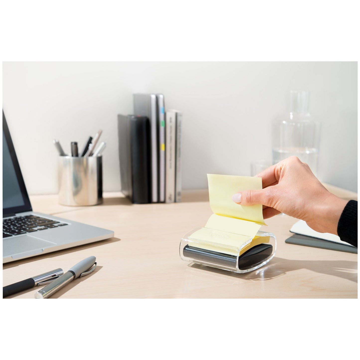 Post-it® Haftnotiz Z-Notes 76 x 76 mm (B x H) gelb 100 Bl./Block 12 Block/Pack.