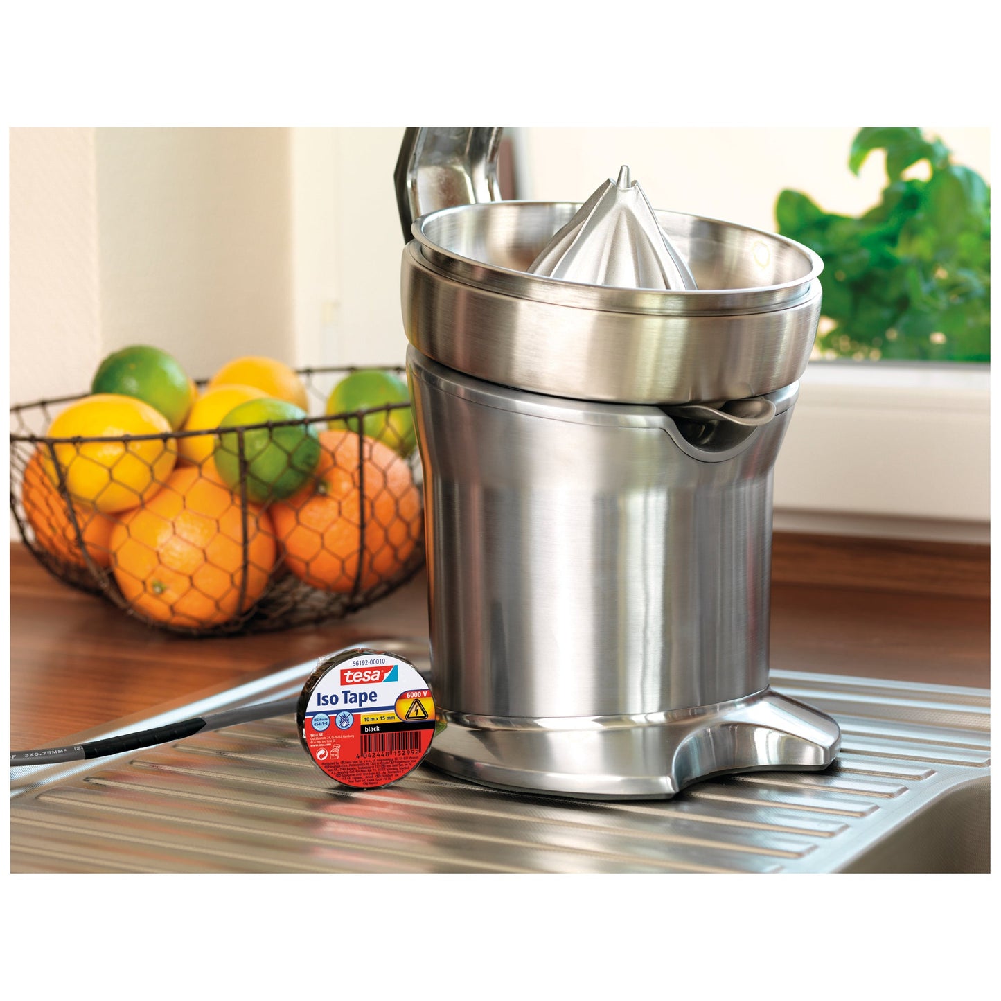 tesa® Isolierband Iso Tape 15 mm x 10 m (B x L) 6.000V PVC schwarz