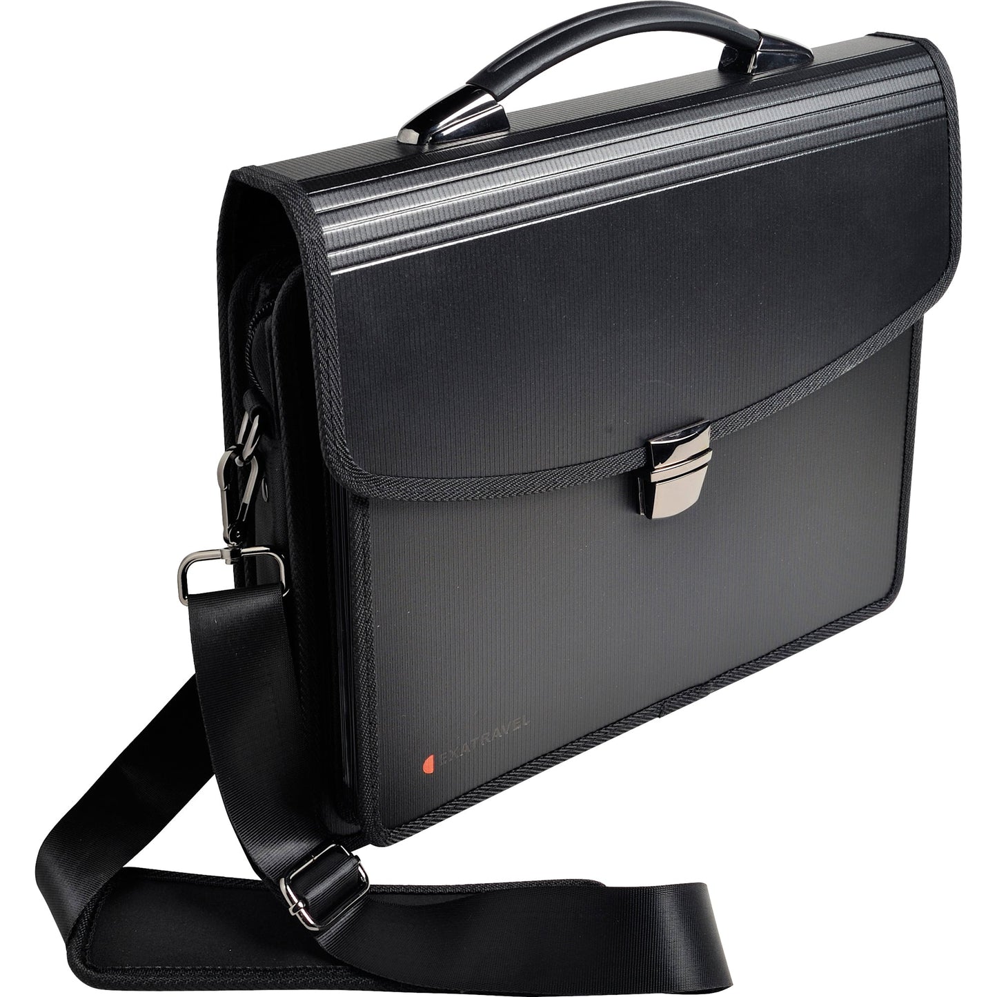 Exacompta Aktentasche Exatravel® Außenmaße: 38 x 26 x 5 cm (B x H x T) Steckverschluss Polypropylen schwarz