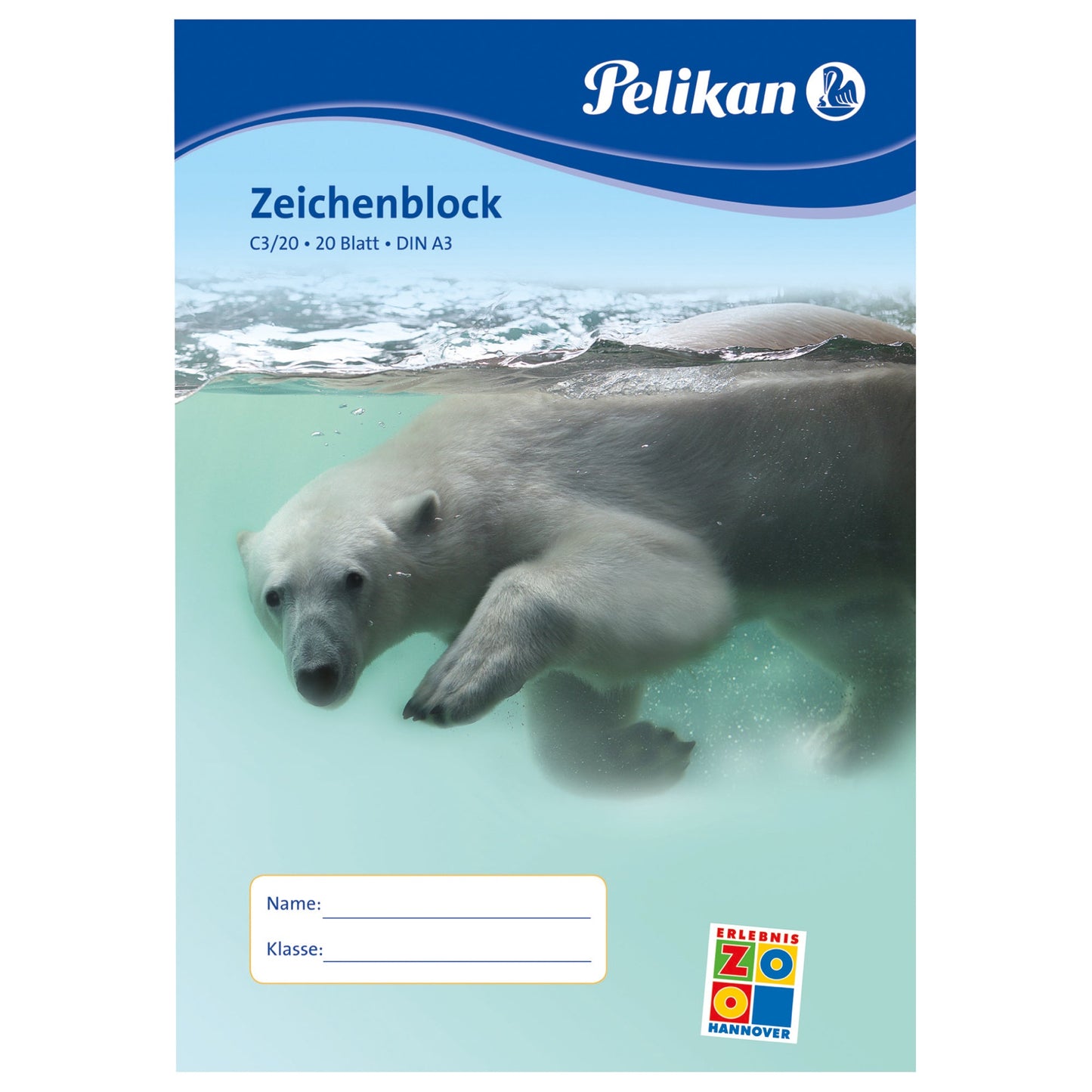Pelikan Zeichenblock DIN A3 100g/m² 20 Bl.