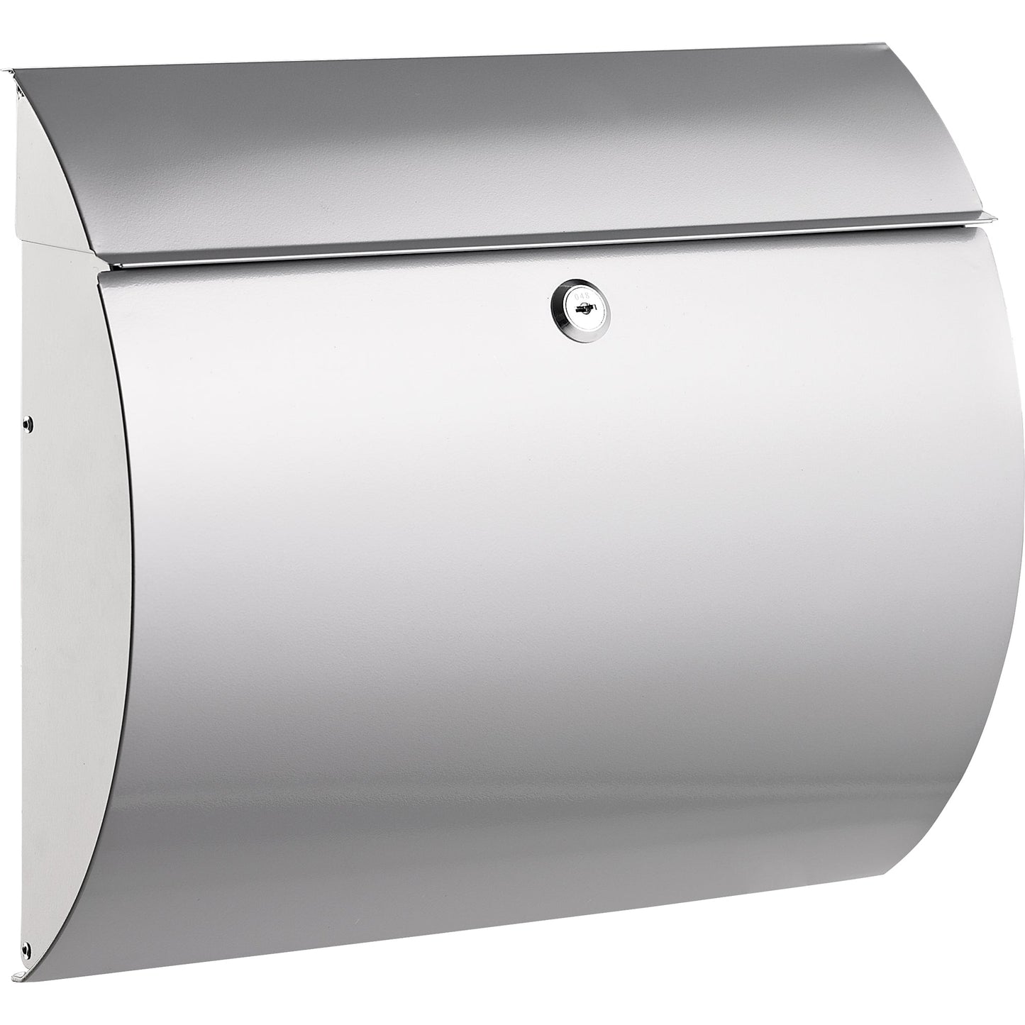 ALCO Briefkasten 32,7 x 37,5 x 11,8 cm (B x H x T) Edelstahl silber