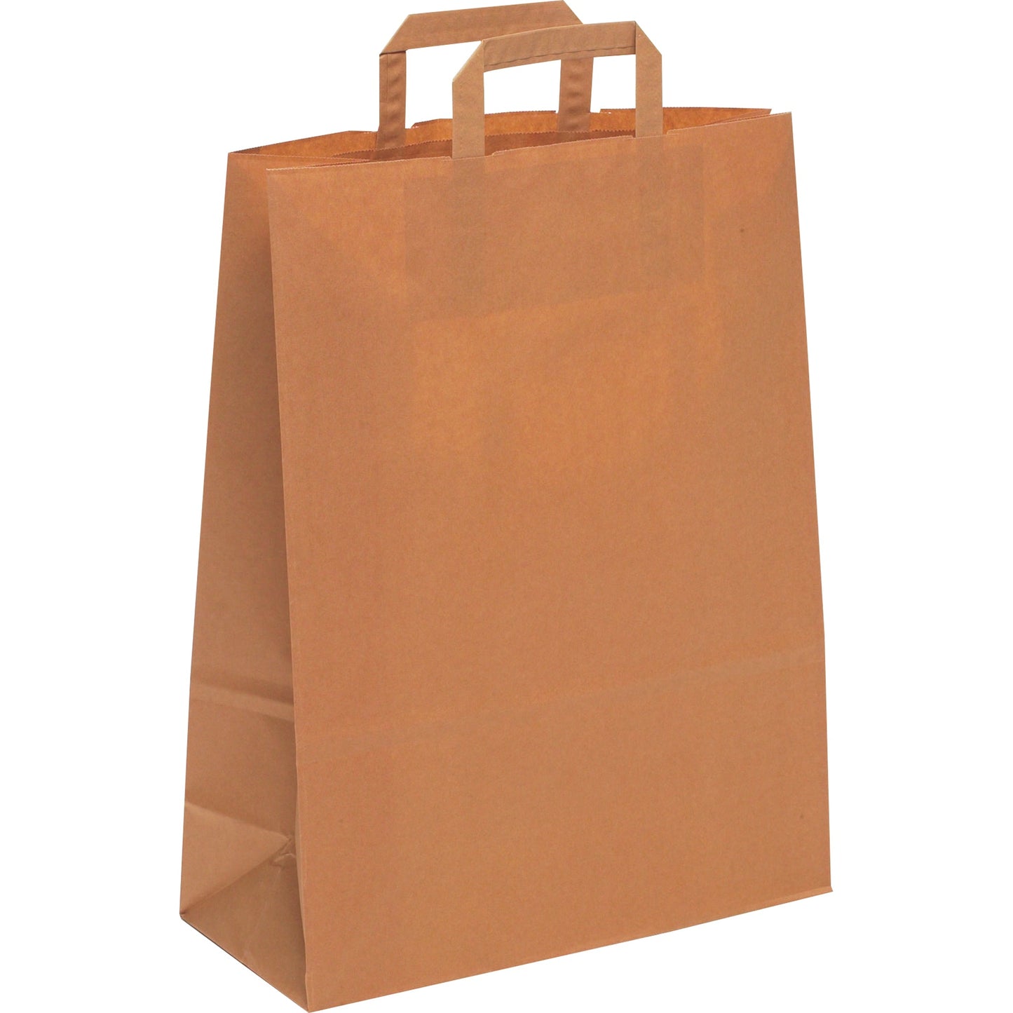 Tragetasche Topcraft 32 x 42 x 14 cm (B x H x T) 80g/m² Kraftpapier braun 50 St./Pack.