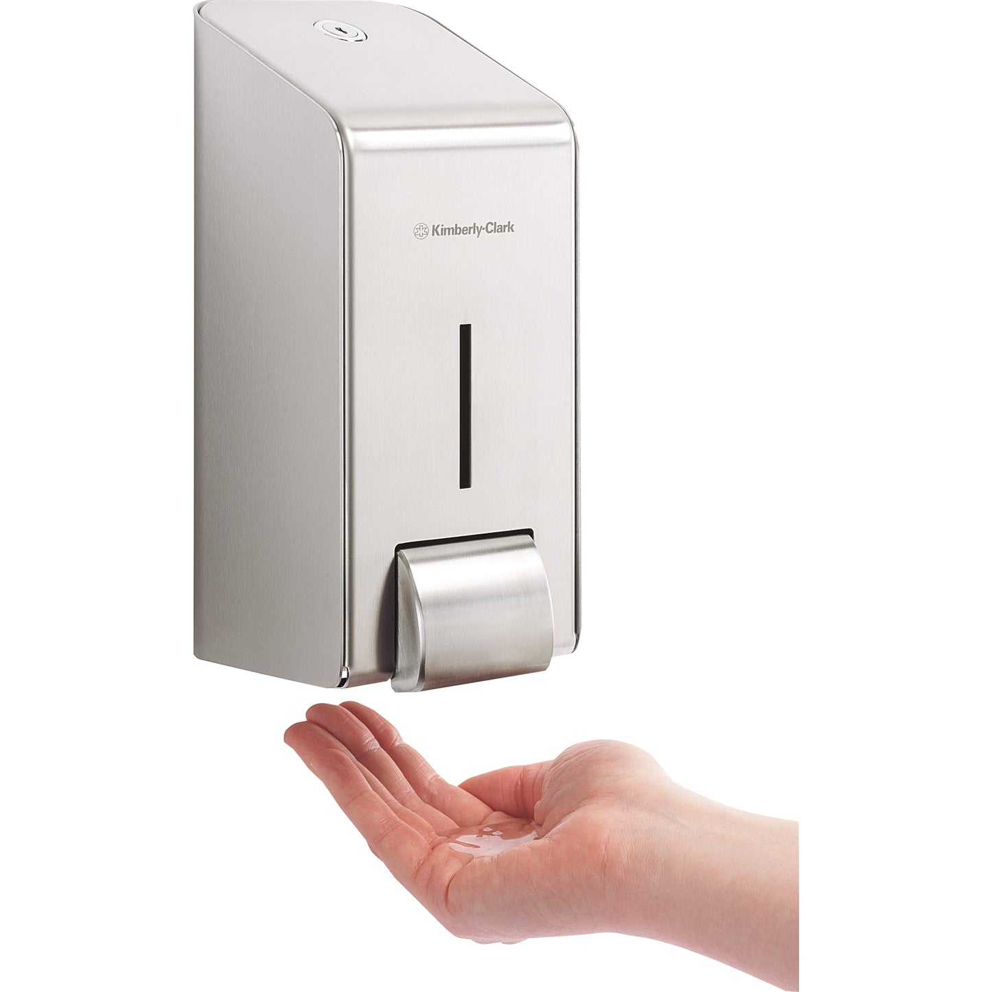 KIMBERLY-CLARK PROFESSIONAL Seifenspender Kleenex® Seife 6385, 6331, 6333, 6332, 6340, 6342, 6330 10,7 x 11,5 x 23,1 cm (B x H x T) 1l Edelstahl silber