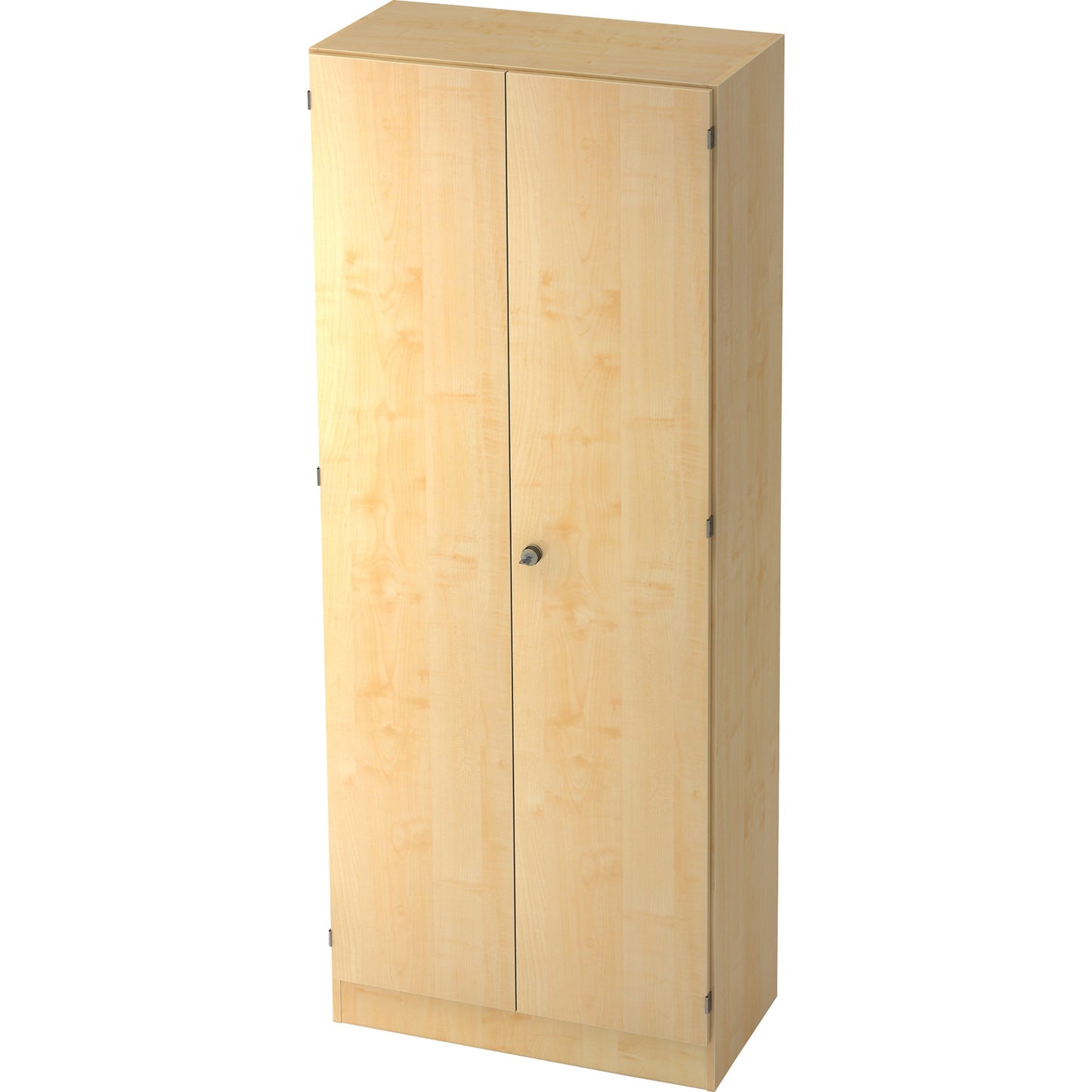 Hammerbacher Flügeltürenschrank 800 x 2.004 x 420 mm (B x H x T) 4 Fachböden Holz Farbe: ahorn
