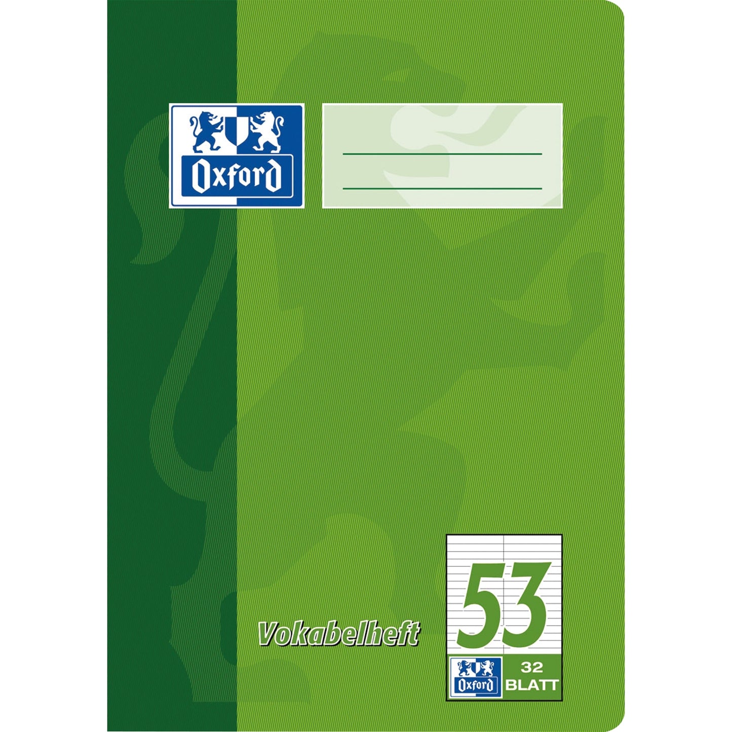 Oxford Vokabelheft DIN A5 liniert 90g/m² 32 Bl.