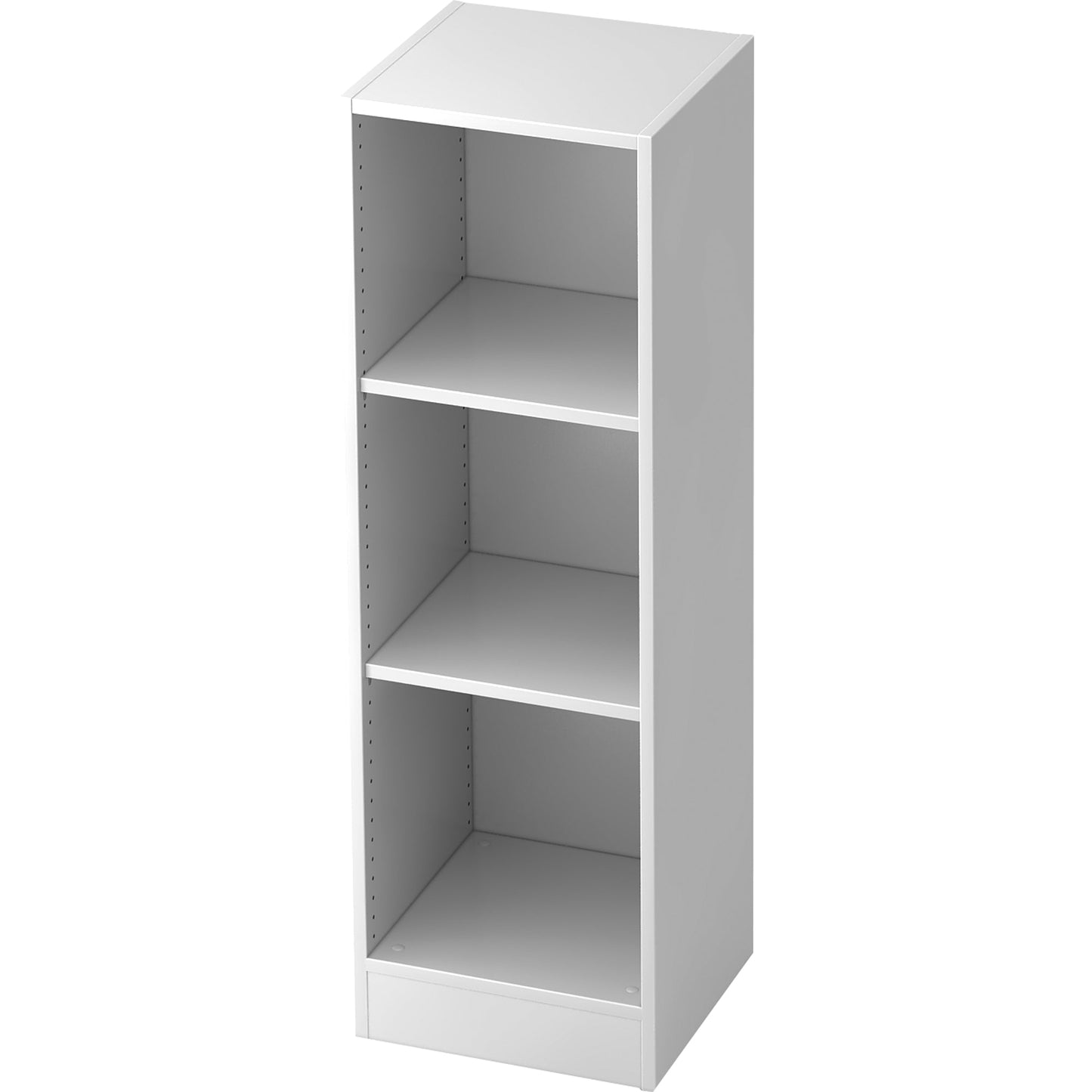 Hammerbacher Regal Solid 406 x 1.270 x 400 mm (B x H x T) 2 Fachböden Holz, melaminharzbeschichtet grau