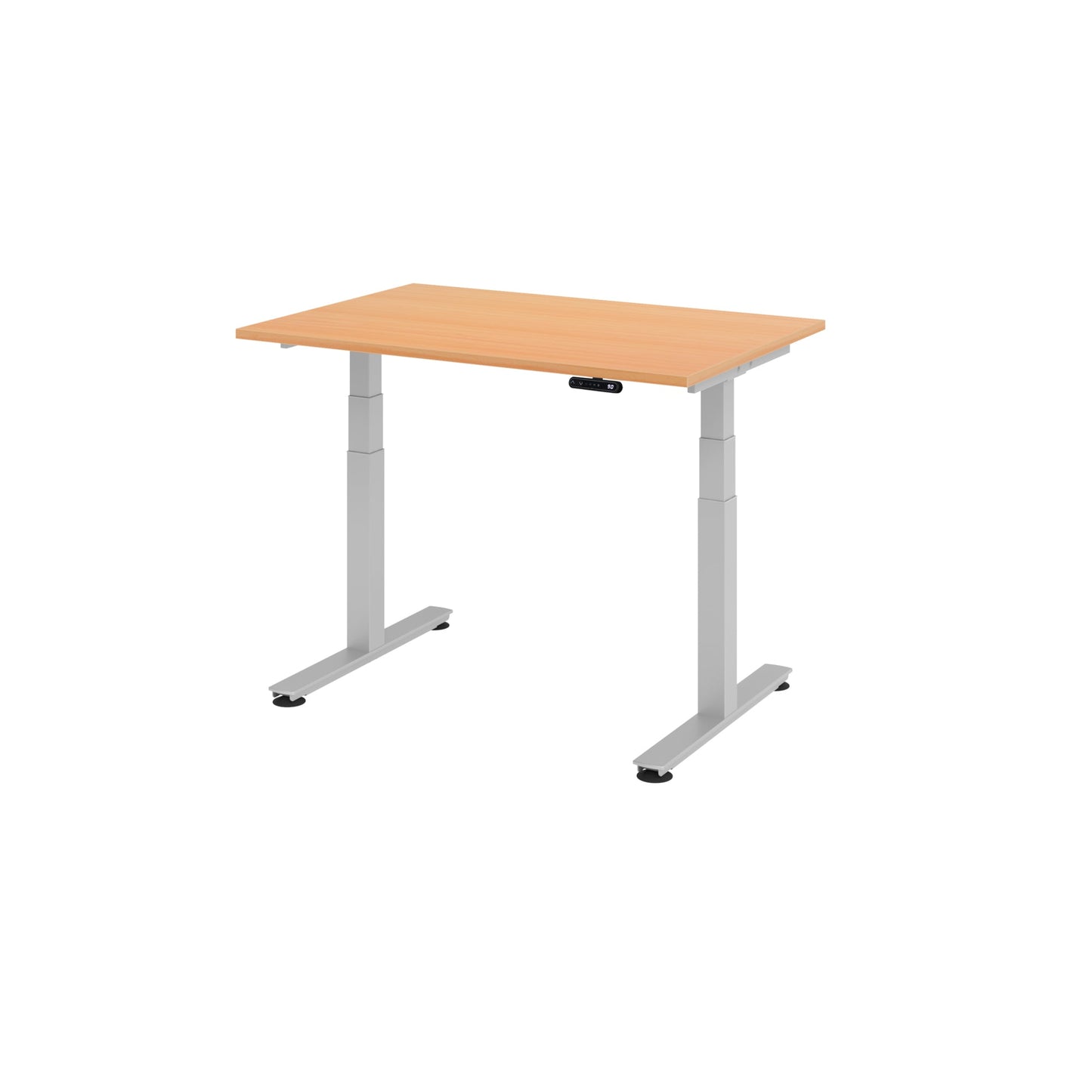 Hammerbacher Schreibtisch Maße: 1.200 x 630-1.270 x 800 mm (B x H x T) Holz buche