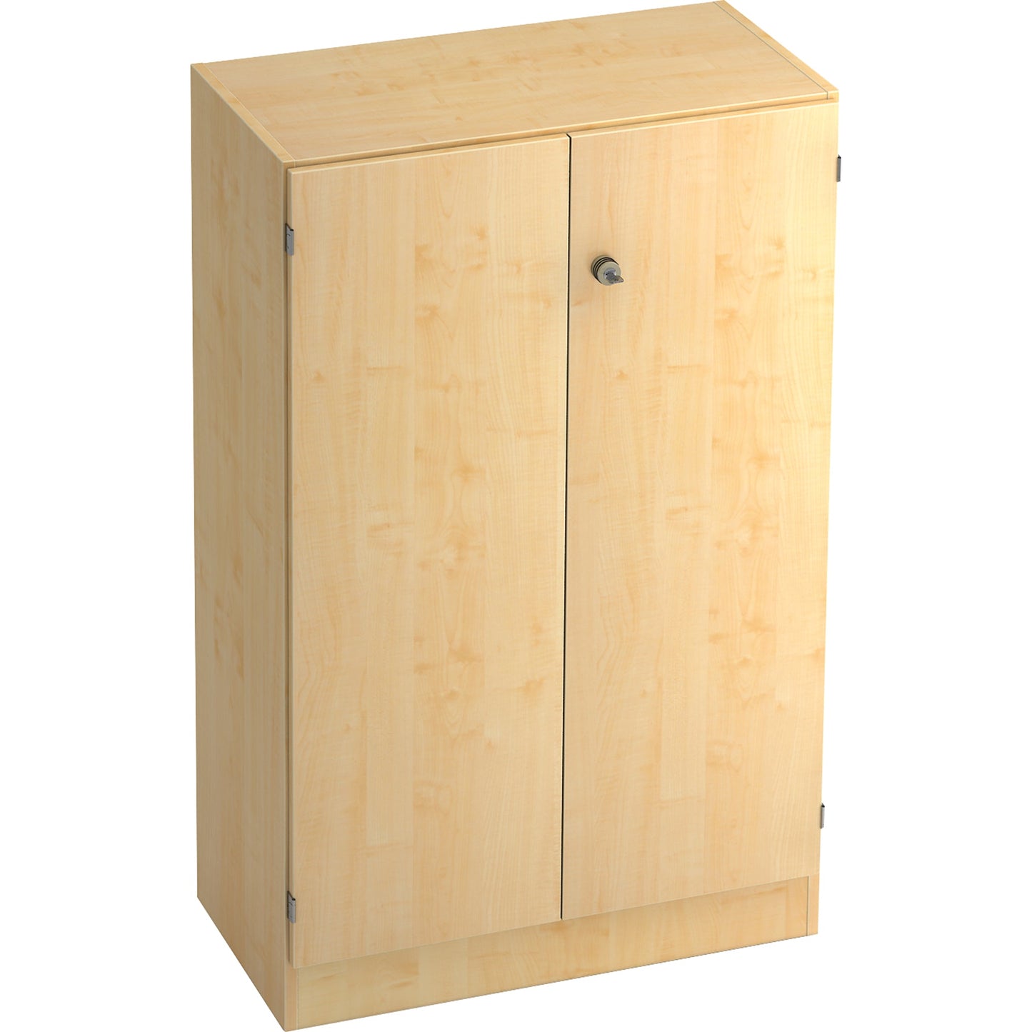 Hammerbacher Flügeltürenschrank 800 x 1.270 x 420 mm (B x H x T) 2 Fachböden Holz Farbe: ahorn