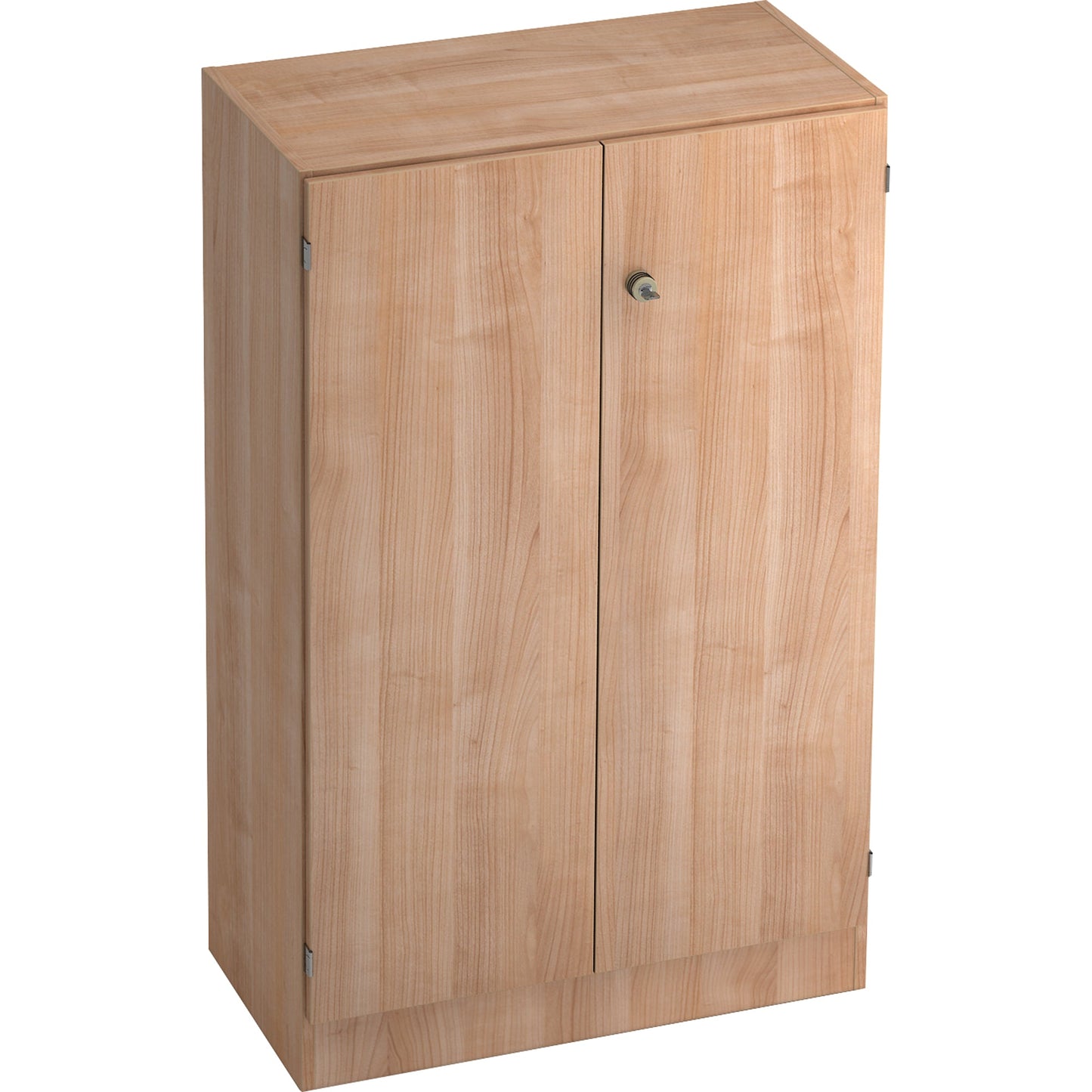 Hammerbacher Flügeltürenschrank 800 x 1.270 x 420 mm (B x H x T) 2 Fachböden Holz Farbe: nussbaum