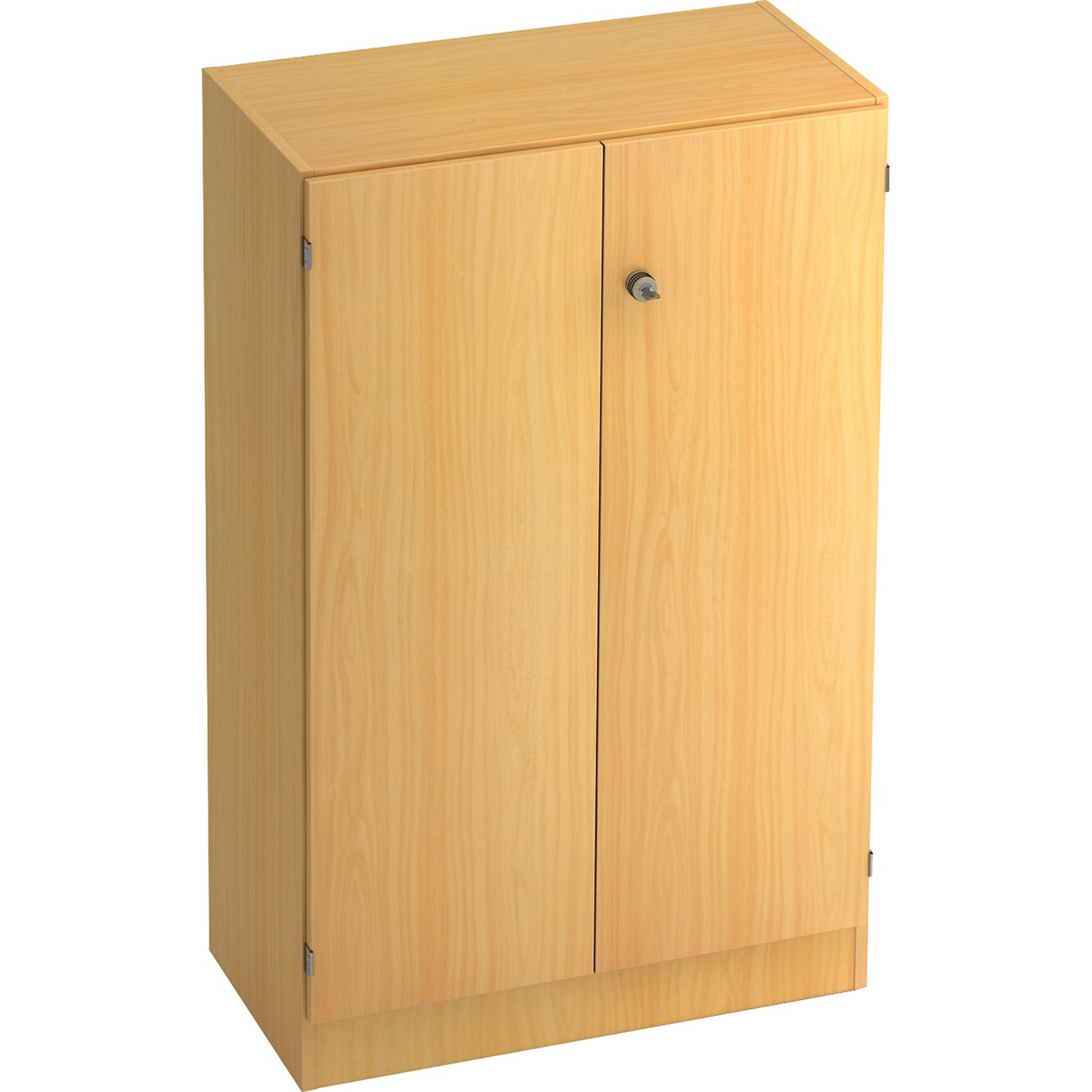 Hammerbacher Flügeltürenschrank 800 x 1.270 x 420 mm (B x H x T) 2 Fachböden Holz Farbe: buche