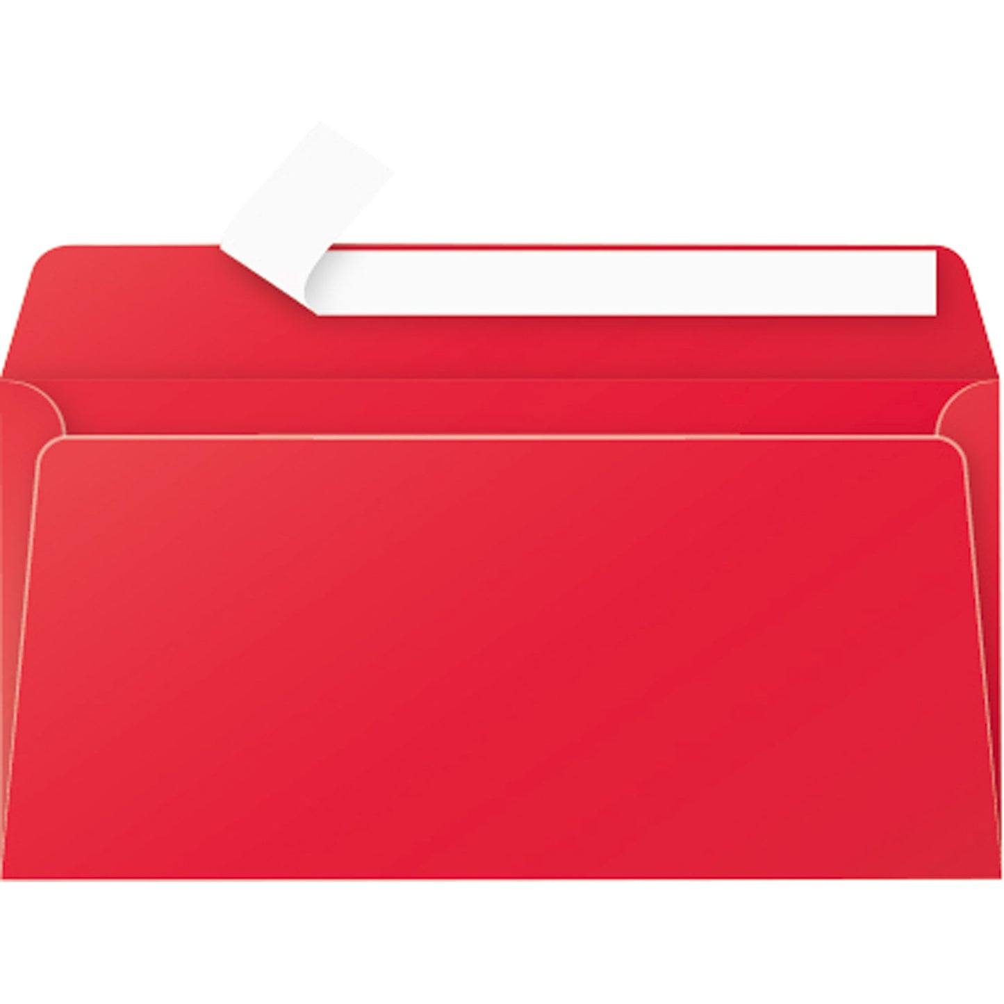 Clairefontaine Briefumschlag Pollen® DIN lang 220 x 110 mm (B x H) mit Haftklebung ohne Fenster 120g/m² kirschrot 20 St./Pack.