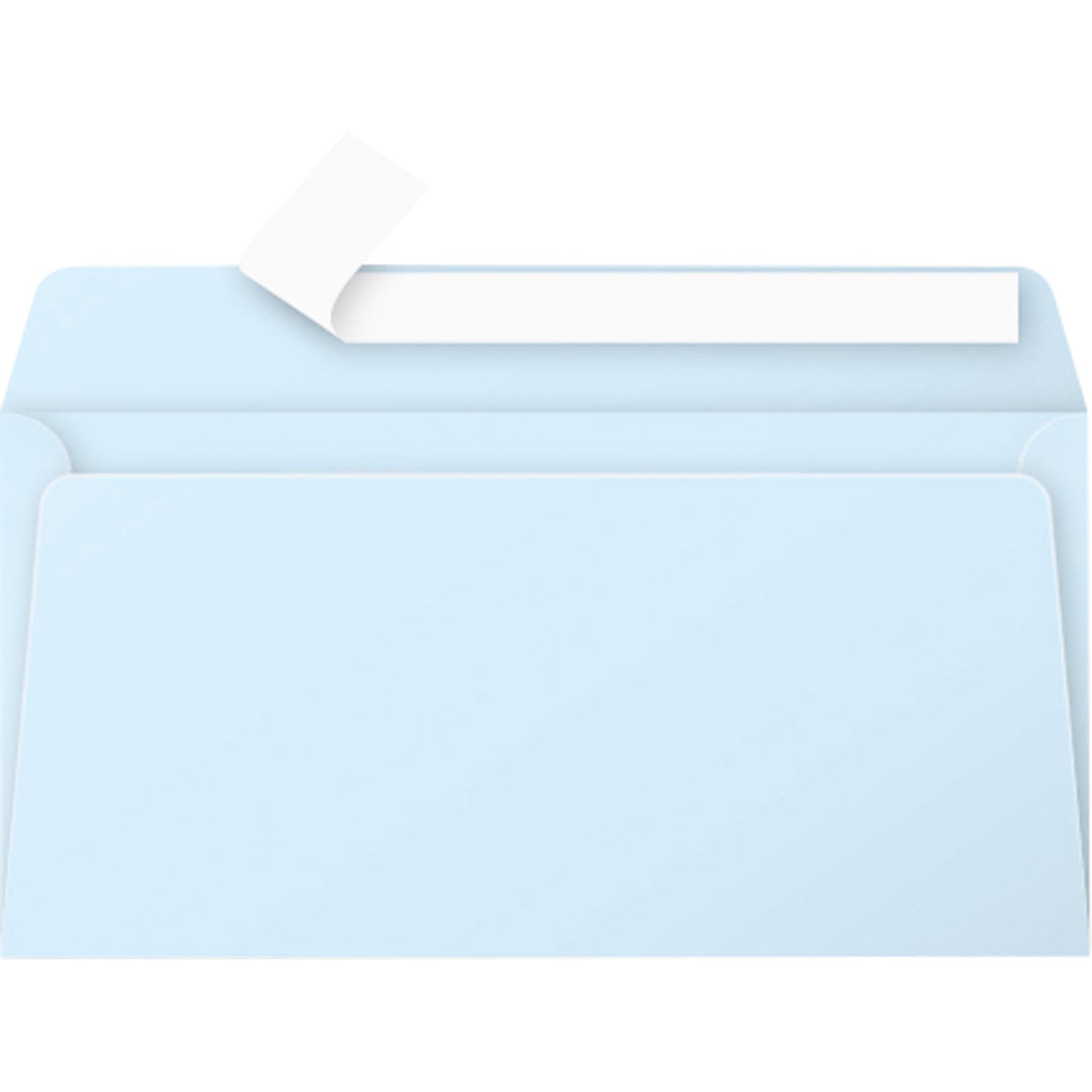 Clairefontaine Briefumschlag Pollen® DIN lang 220 x 110 mm (B x H) mit Haftklebung ohne Fenster 120g/m² blau 20 St./Pack.