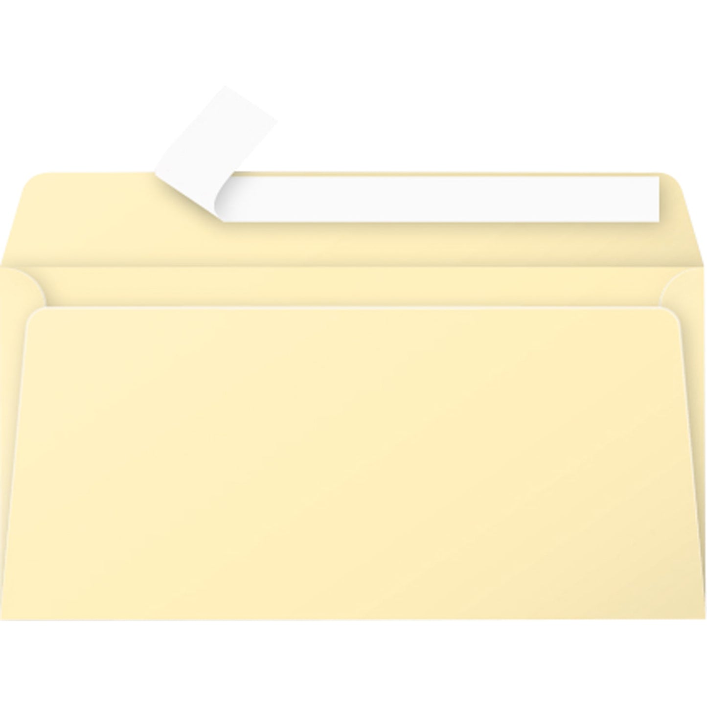 Clairefontaine Briefumschlag Pollen® DIN lang 220 x 110 mm (B x H) mit Haftklebung ohne Fenster 120g/m² chamois 20 St./Pack.