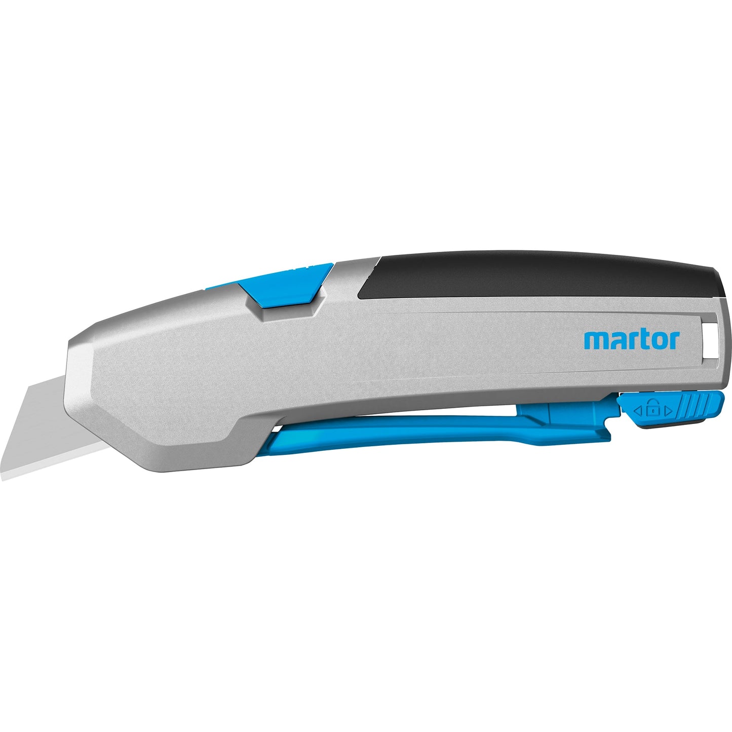 MARTOR Sicherheitsmesser SECUPRO 625 Mehrweg 19mm 21mm Stahl silber/cyan