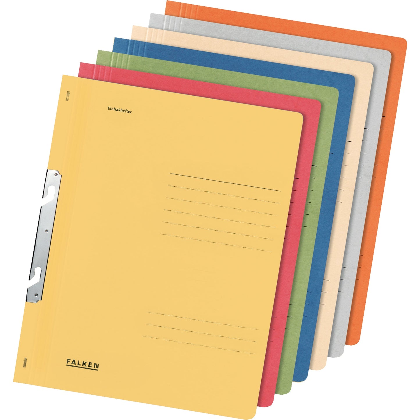 Falken Einhakhefter DIN A4 250g/m² Manilakarton rot
