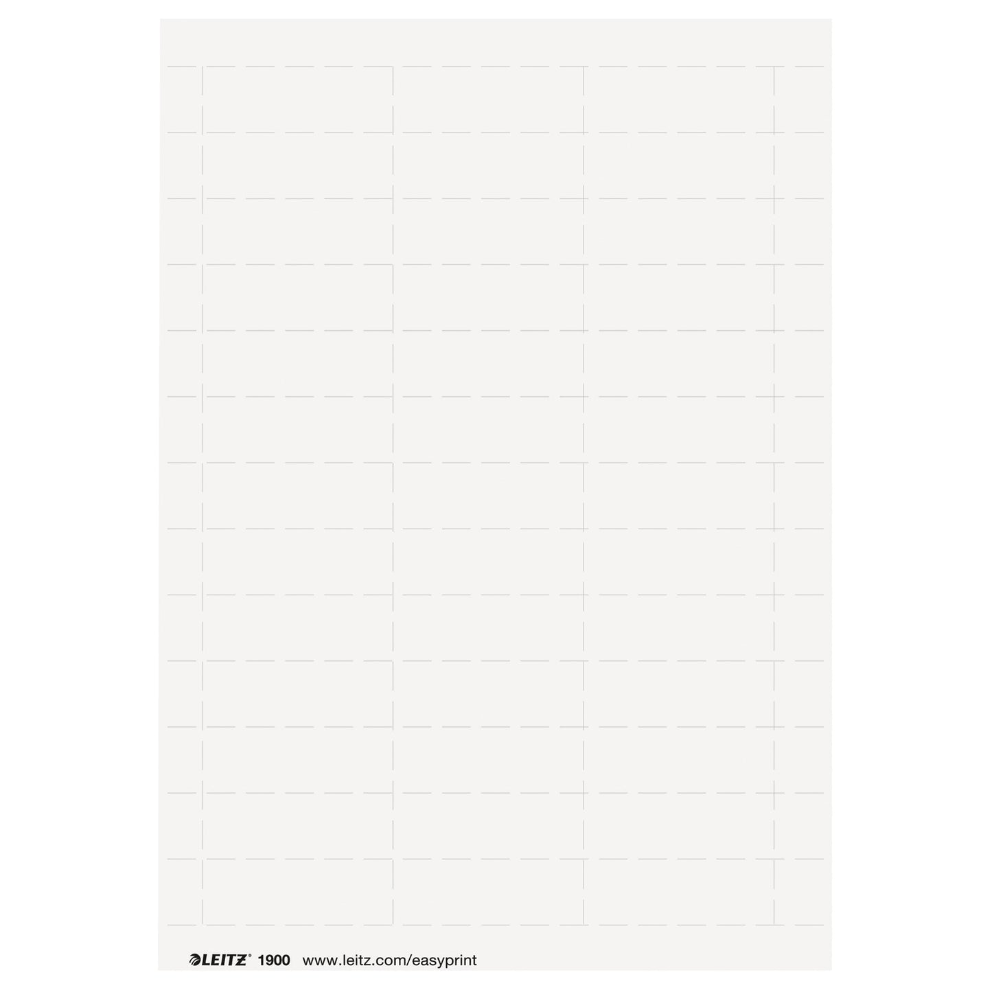 Leitz Beschriftungsetikett ALPHA® ALPHA® Vollsichtreiter 6114, 6115, 6116, 6124 Karton weiß 975 Etik./Pack.