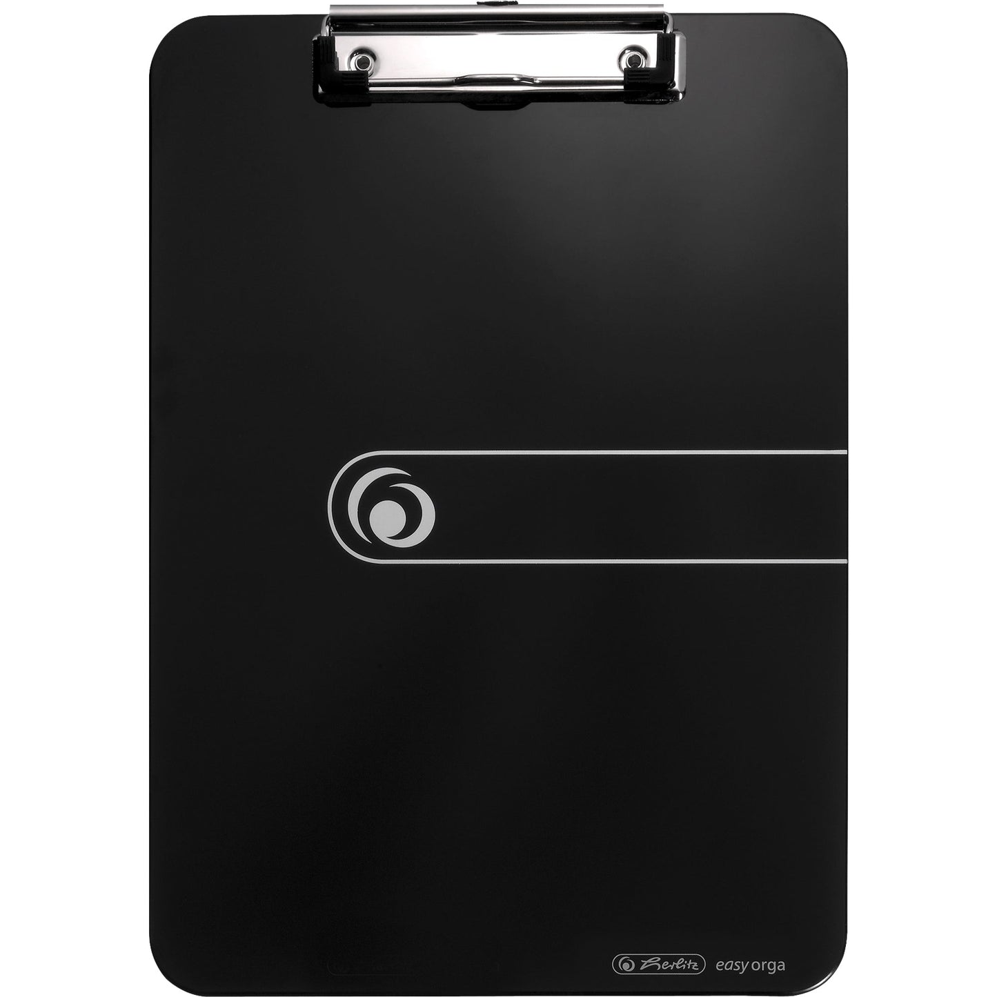 Herlitz Klemmbrett easy orga to go 22,5 x 31,5 cm (B x H) DIN A4 Polystyrol opak schwarz