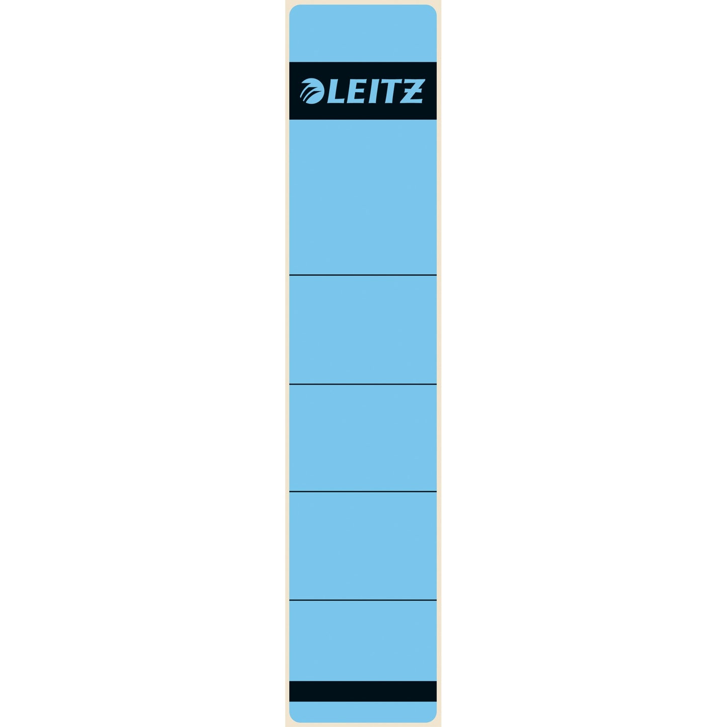 Leitz Ordnerrückenetikett schmal/kurz 39 x 192 mm (B x H) selbstklebend ohne Griffloch blau 10 Etik./Pack.