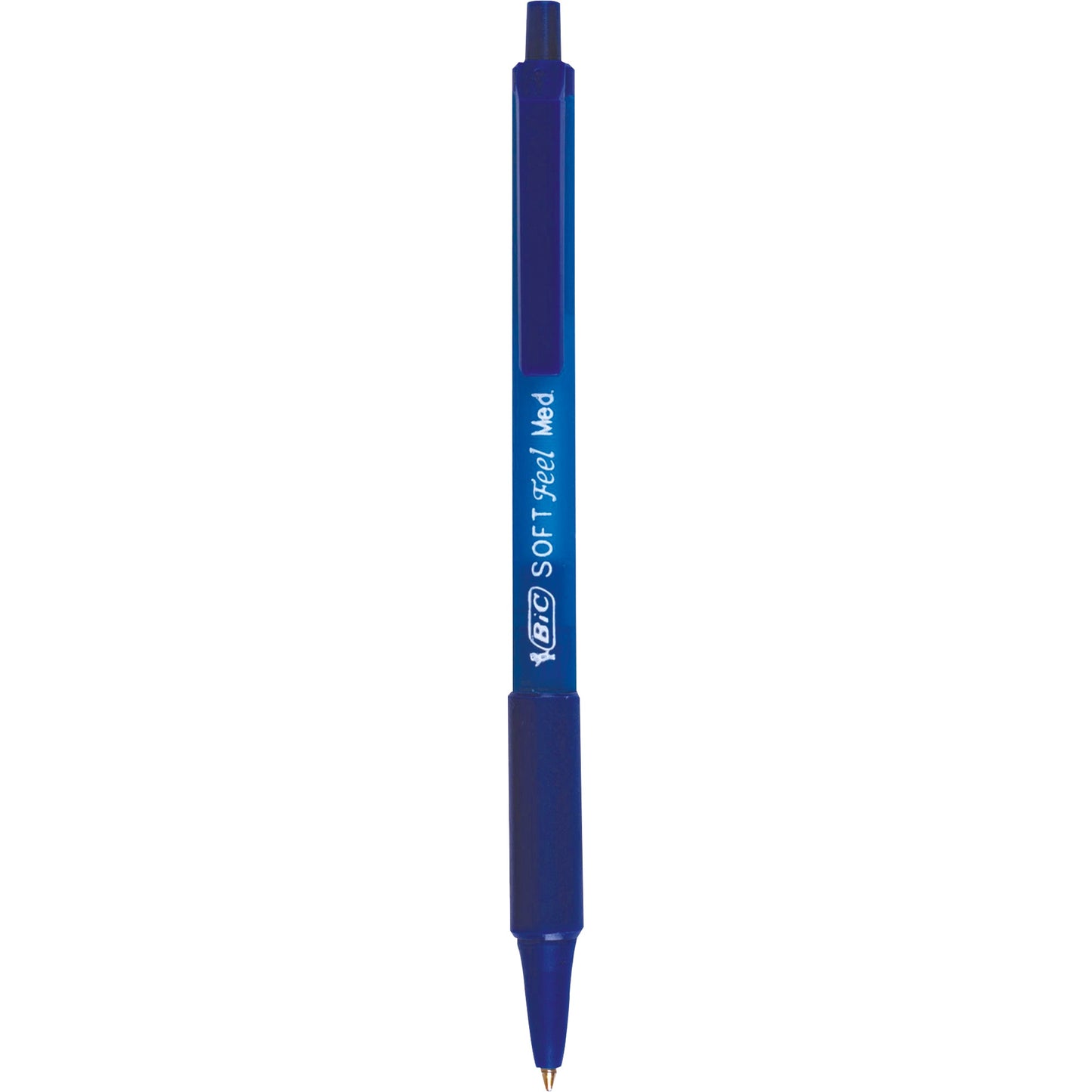 BIC® Kugelschreiber SOFT® Feel 0,4mm blau Mine auswechselbar dokumentenecht Schaftfarbe: blau