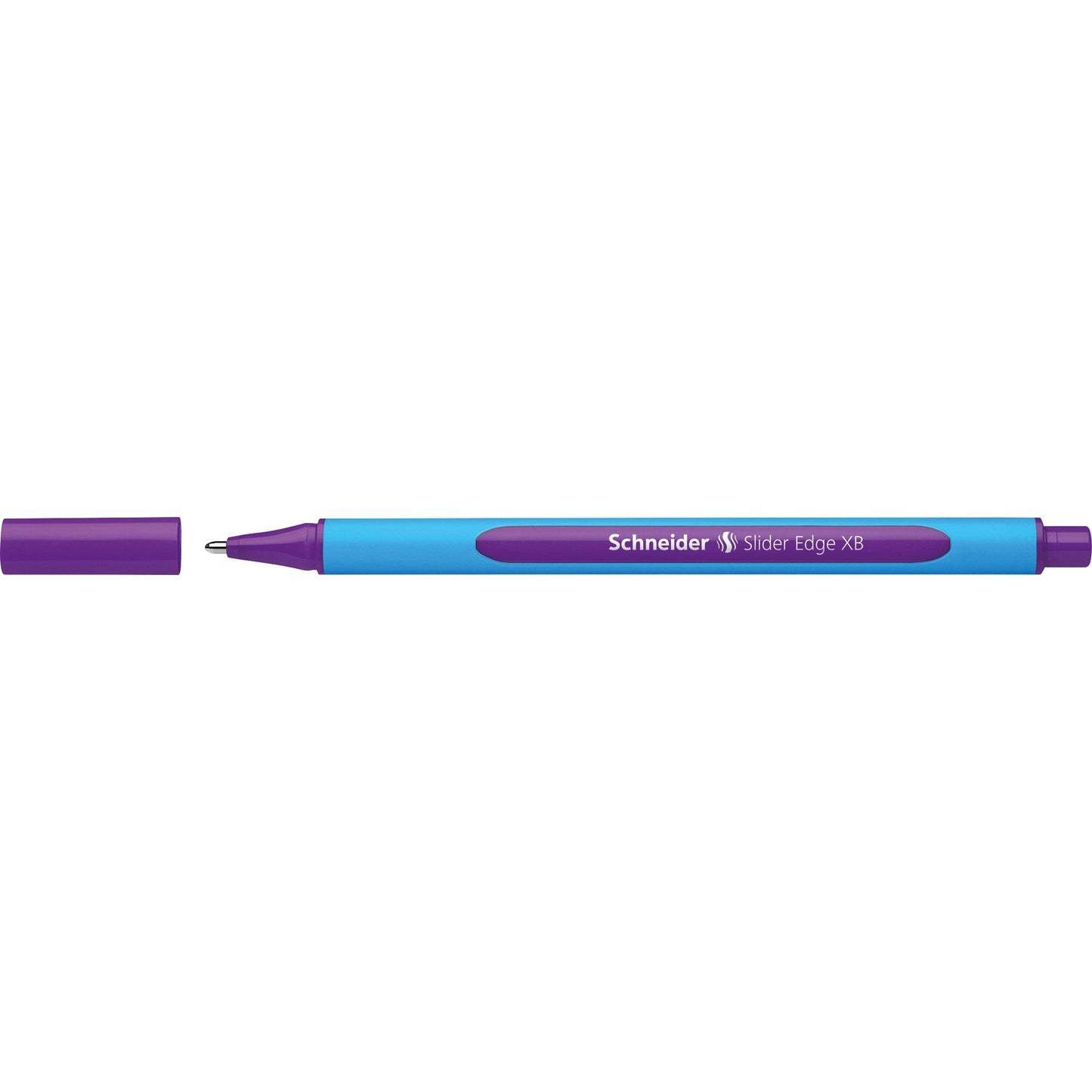 Schneider Kugelschreiber Slider Edge 0,7mm violett Mine nicht auswechselbar nicht dokumentenecht Schaftfarbe: cyan/violett