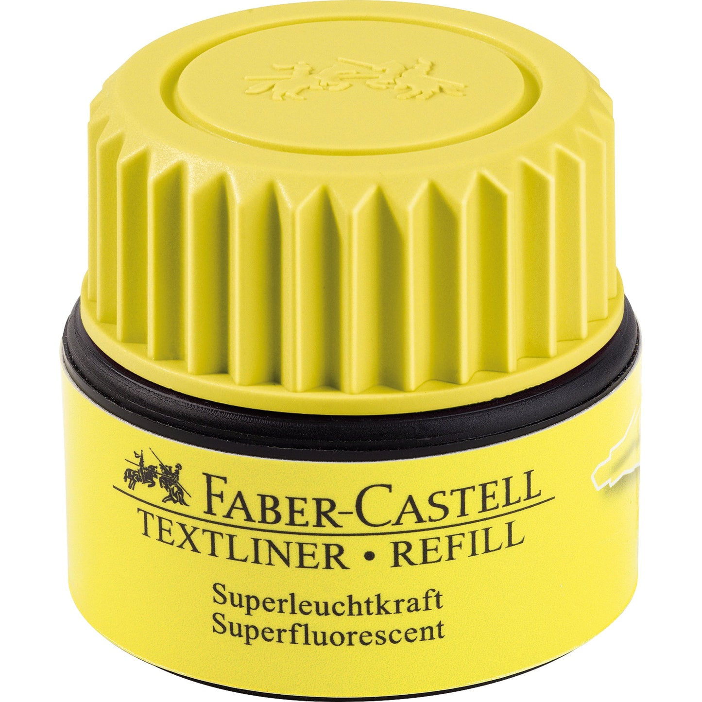 Faber-Castell Nachfülltinte Textmarker Textliner Refill 1549 Textliner Refill gelb 25ml
