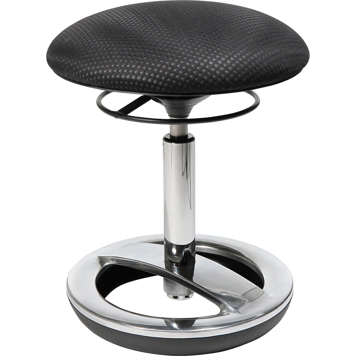TOPSTAR Sitzhocker SITNESS® Bob Rundsitz Farbe der Sitzfläche: schwarz Farbe des Fußkreuzes: chrom