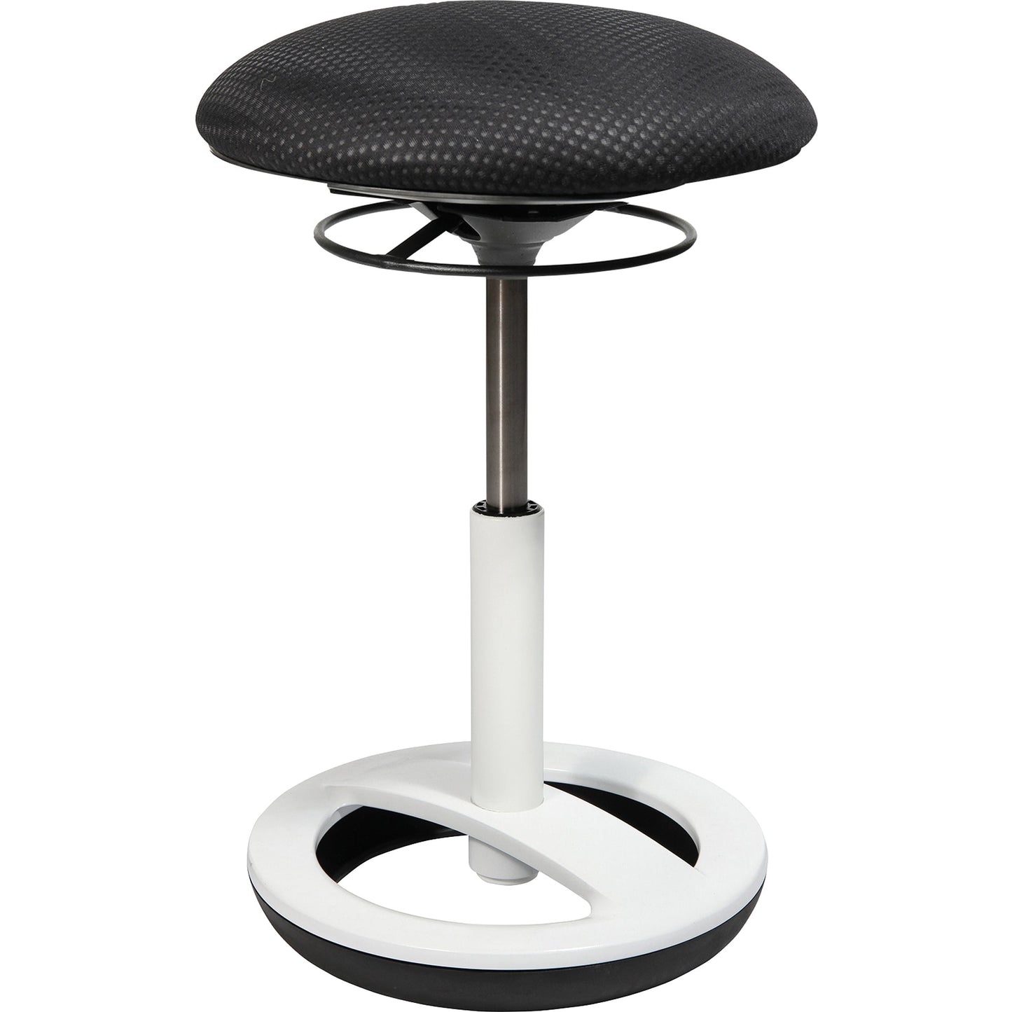 TOPSTAR Sitzhocker SITNESS® Bob Rundsitz Farbe der Sitzfläche: schwarz Farbe des Fußkreuzes: weiß