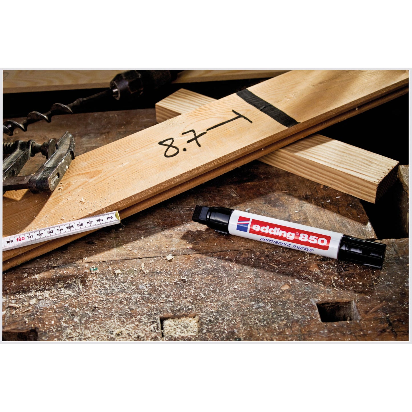 edding Permanentmarker 850 5-15mm rot