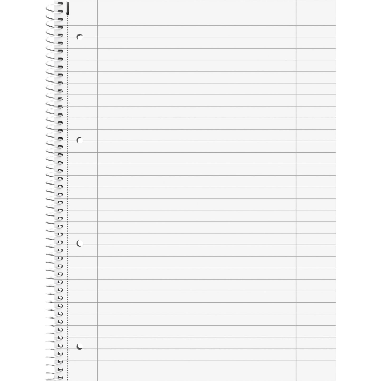 BRUNNEN Collegeblock Student DIN A4 liniert mit Rand innen/außen 70g/m² blau 80 Bl.