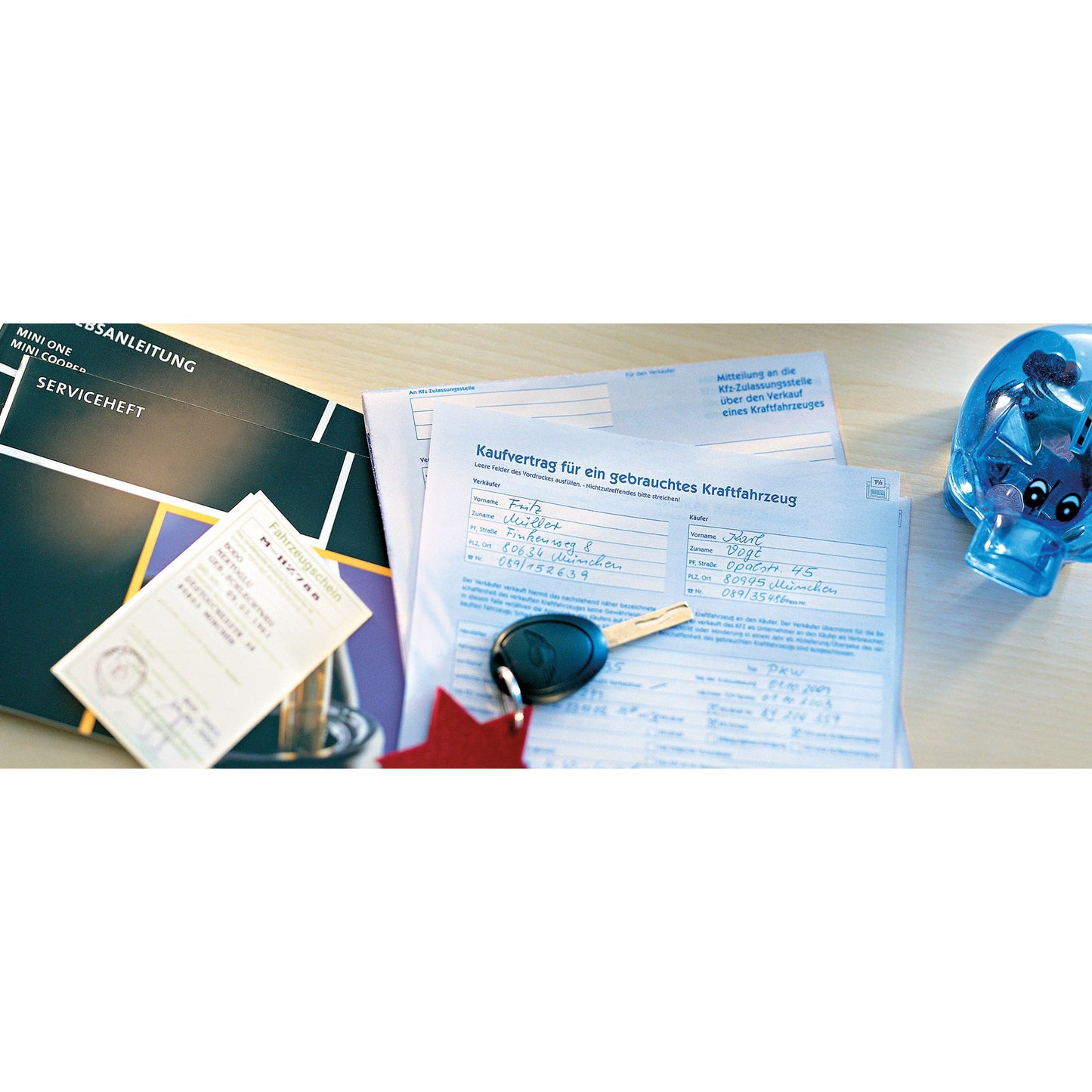 Avery Zweckform Kfz-Kaufvertrag 2880 DIN A4 selbstdurchschreibend 3 Durchschläge 1 x 4 Bl.