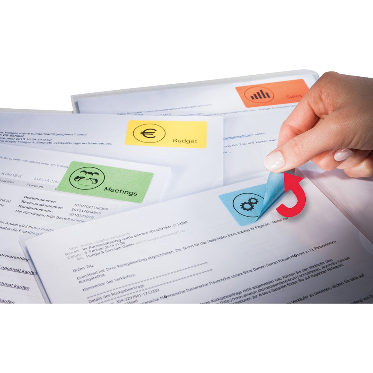 Avery Zweckform Universaletikett 45,7 x 21,2 mm (B x H) wieder ablösbar Papier gelb 960 Etik./Pack.