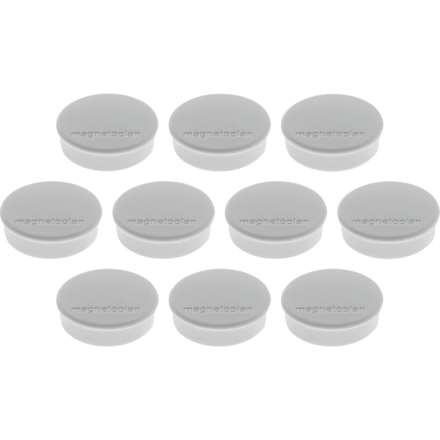 magnetoplan® Magnet Discofix Hobby 24 x 8 mm (Ø x H) 24mm 0,3kg Ferrit grau 10 St./Pack.