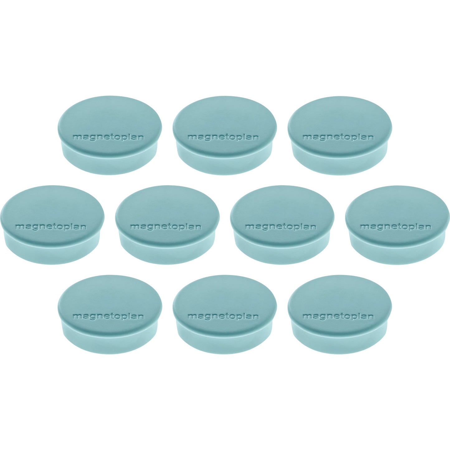 magnetoplan® Magnet Discofix Hobby 24 x 8 mm (Ø x H) 24mm 0,3kg Ferrit blau 10 St./Pack.