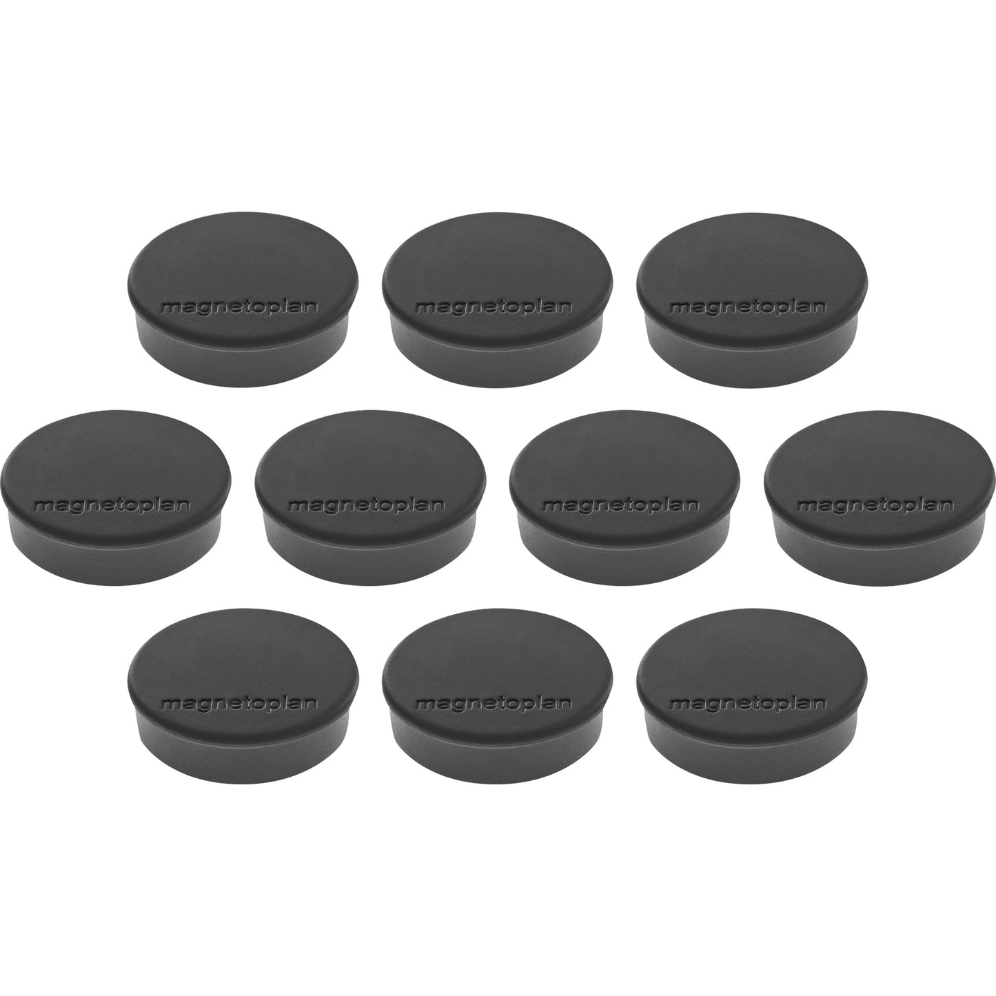 magnetoplan® Magnet Discofix Hobby 24 x 8 mm (Ø x H) 24mm 0,3kg Ferrit schwarz 10 St./Pack.