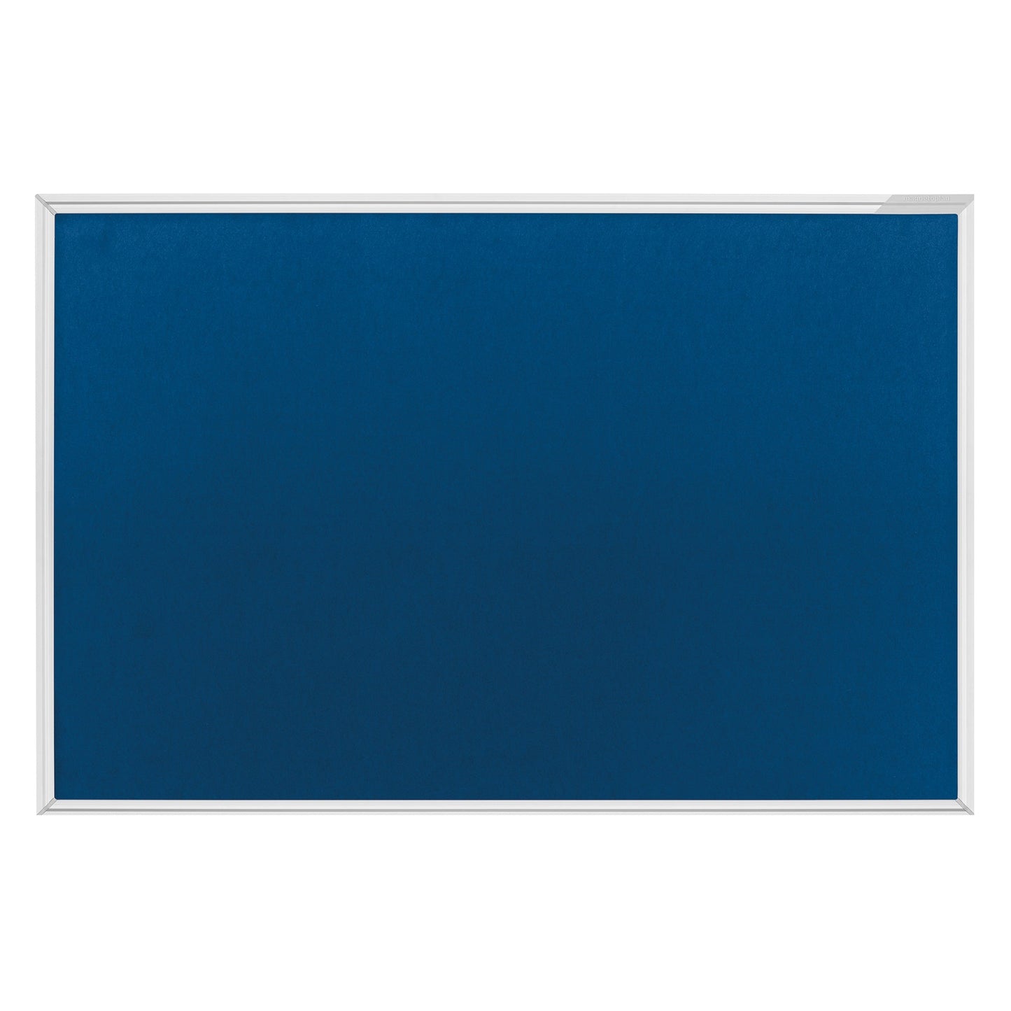 magnetoplan® Pinnwand Design SP 90 x 60 cm (B x H) Maße der Oberfläche: 86 x 56 cm (B x H) Filz Material des Rahmens: Aluminium blau