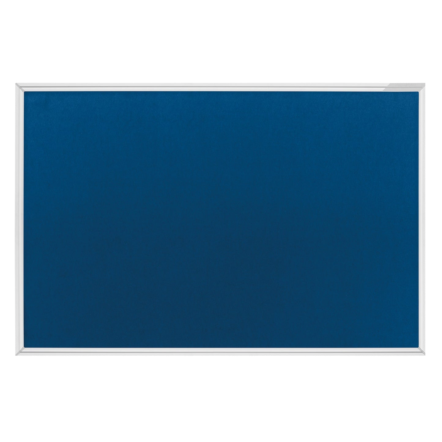 magnetoplan® Pinnwand Design SP 120 x 90 cm (B x H) Maße der Oberfläche: 116 x 86 cm (B x H) Filz Material des Rahmens: Aluminium blau