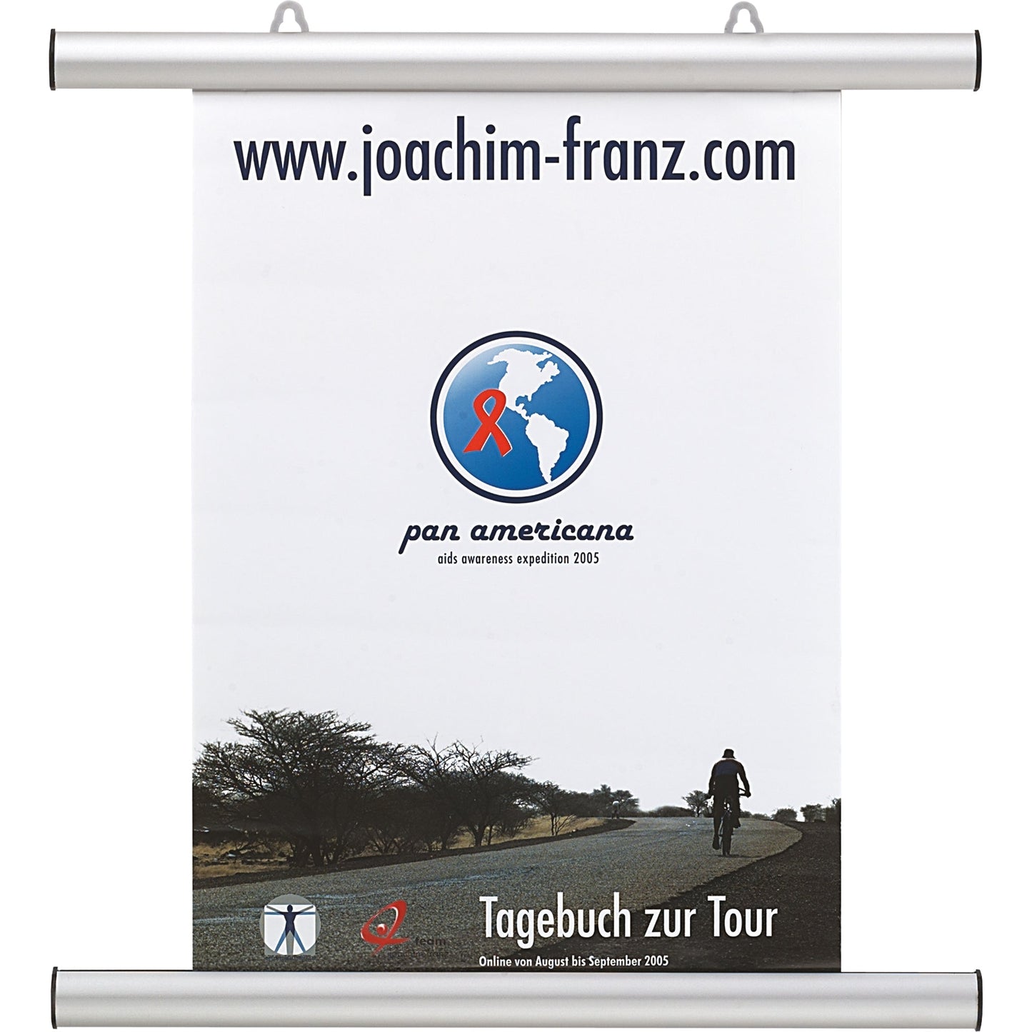 FRANKEN Klemmschiene inkl. 2 Klemmschienen, 2 Aufhängeösen Aluminium silber