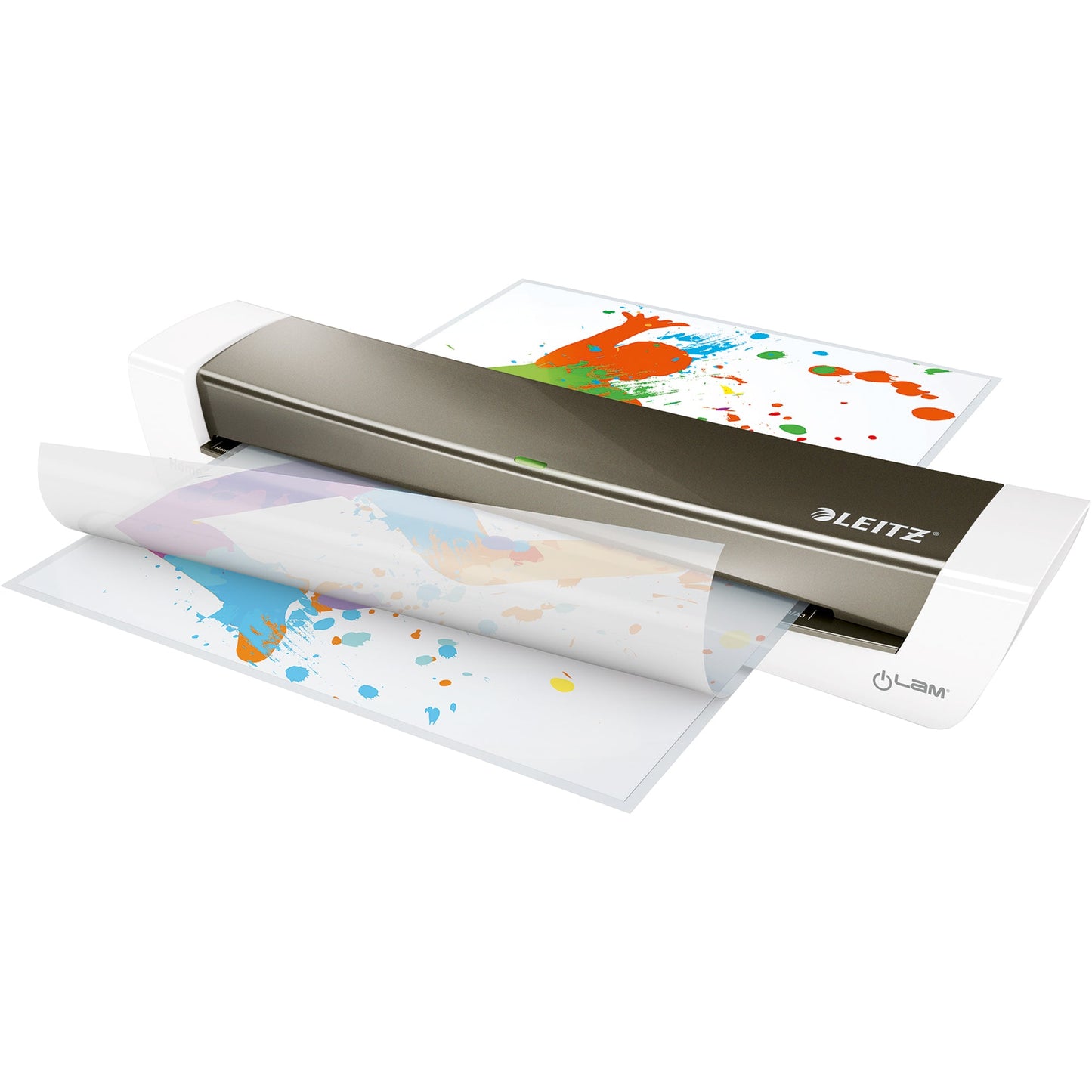 Leitz Laminiergerät iLAM Home Office Heißlaminierung 46,5 x 7,6 x 12,8 cm (B x H x T) DIN A3 dunkelgrau