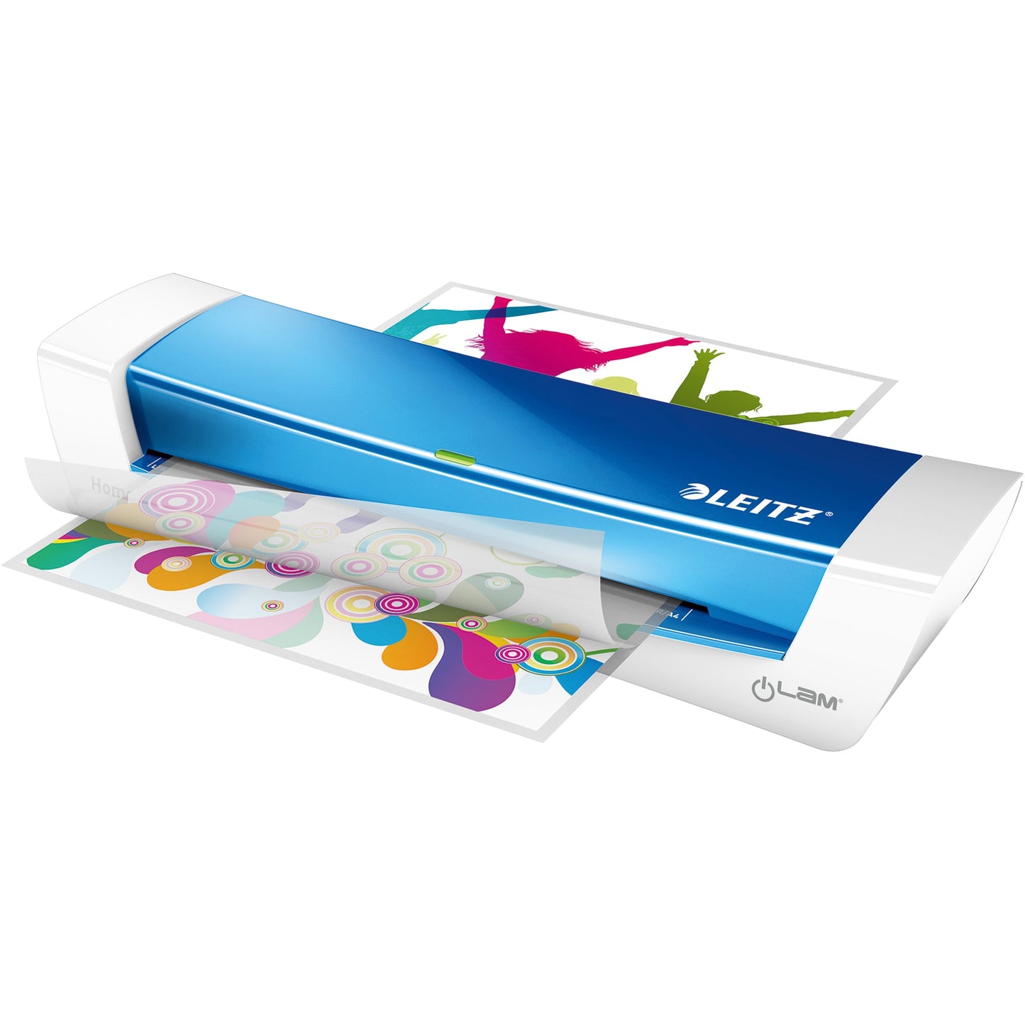 Leitz Laminiergerät iLAM Home Office Heißlaminierung 37 x 7,6 x 12,8 cm (B x H x T) DIN A4 blau