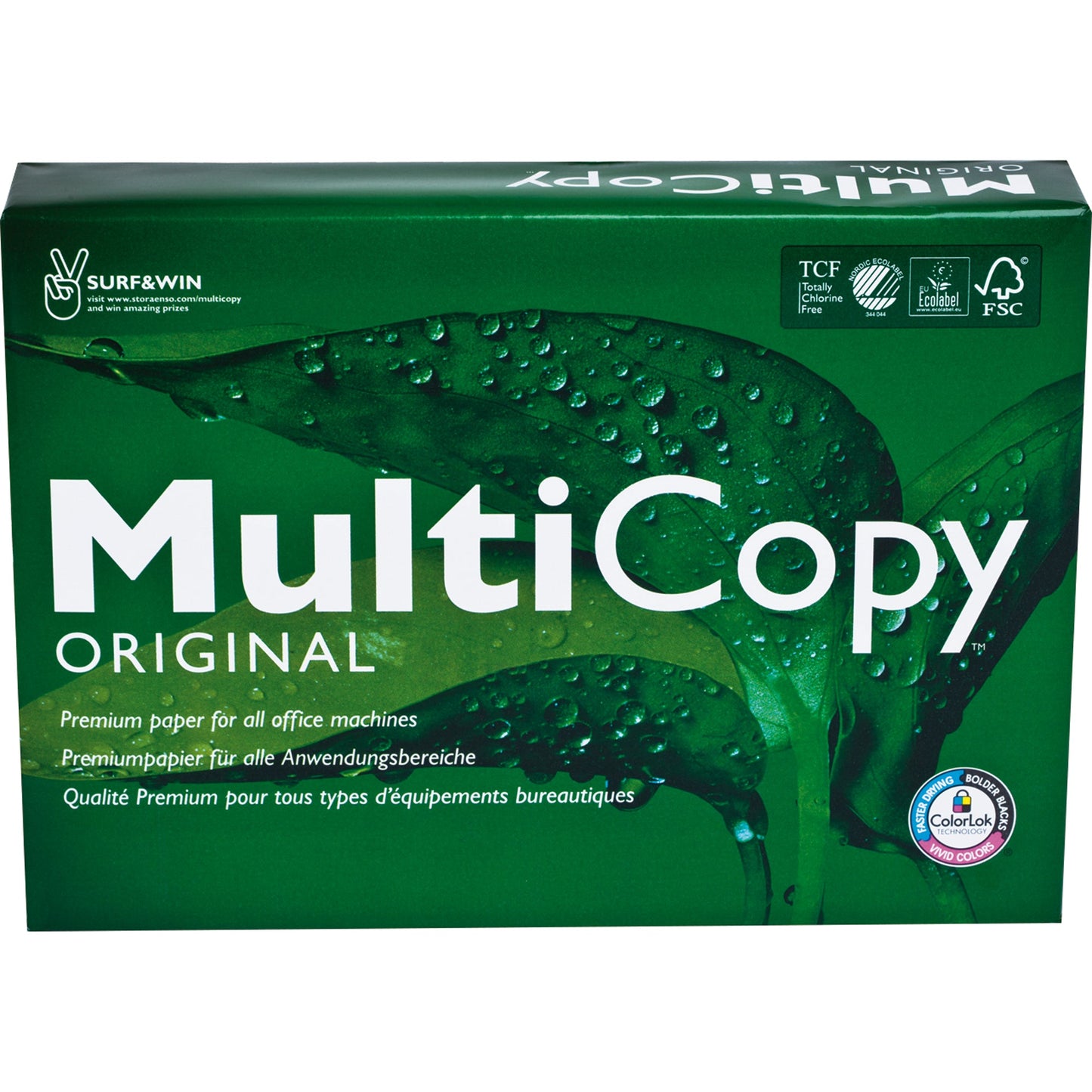 Multicopy Multifunktionspapier Original DIN A4 80g/m² weiß 2.500 Bl./Pack.