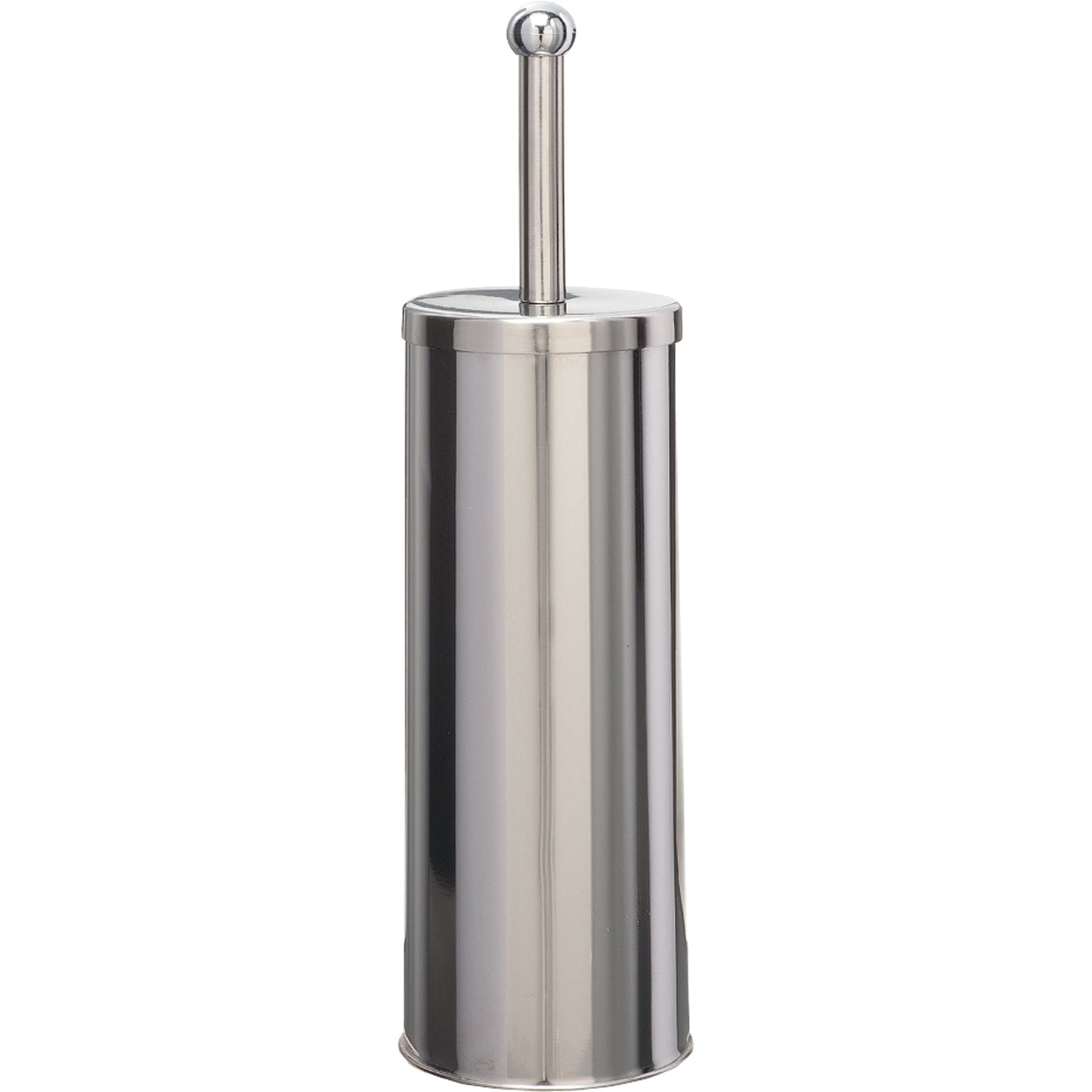 METALNOVA WC-Garnitur Basic 9,8 x 38 cm (Ø x H) Edelstahl silber