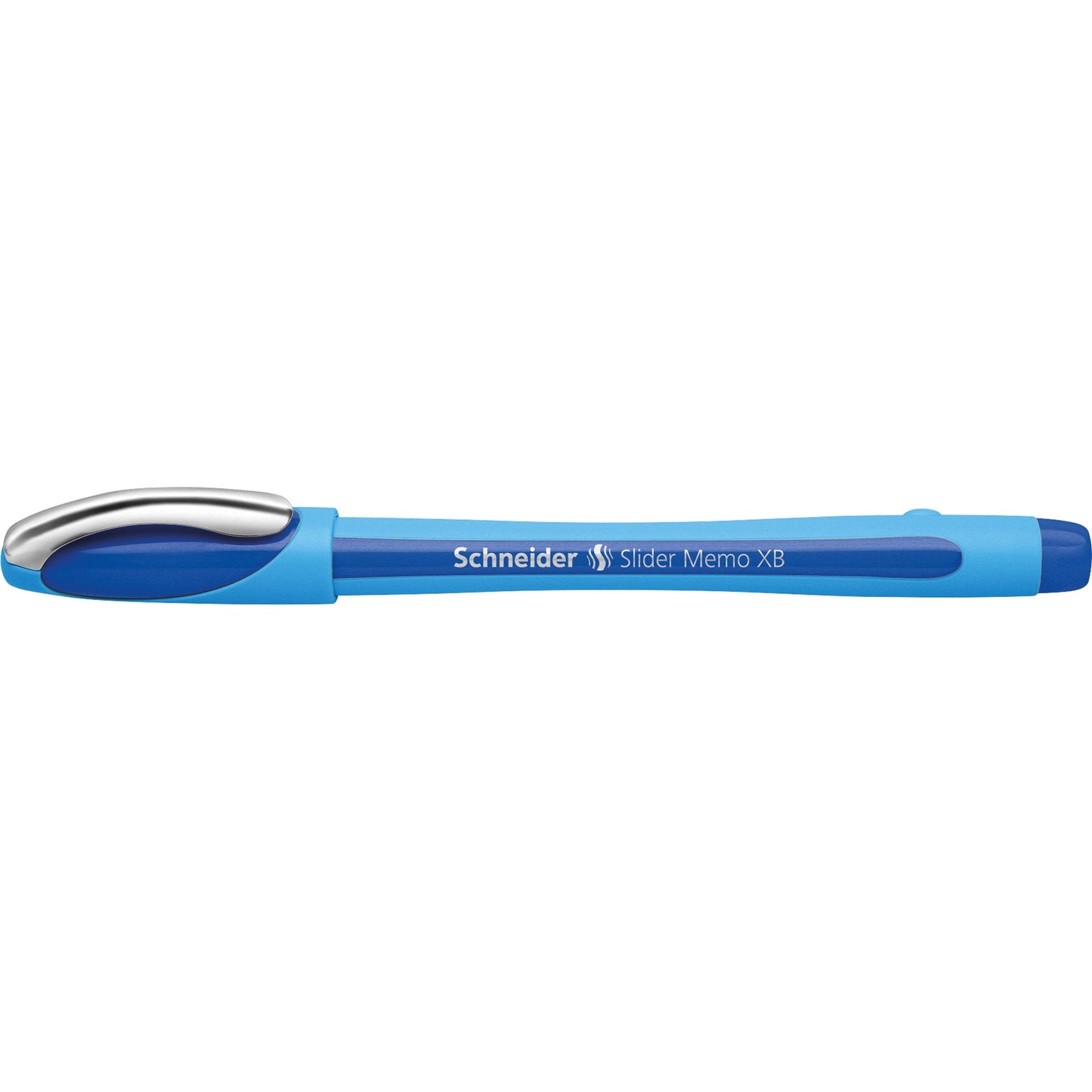 Schneider Kugelschreiber Slider Memo XB 0,7mm XB blau Mine nicht auswechselbar nicht dokumentenecht Schaftfarbe: cyan/blau