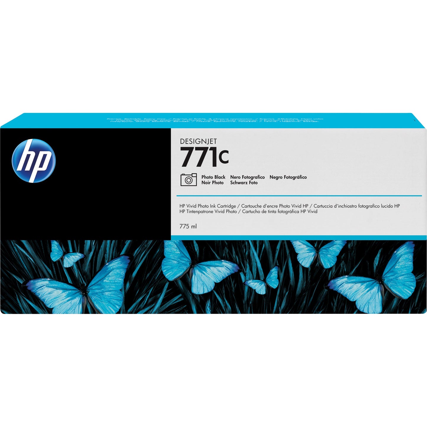 HP Tintenpatrone Originalzubehör 771C schwarz 775ml
